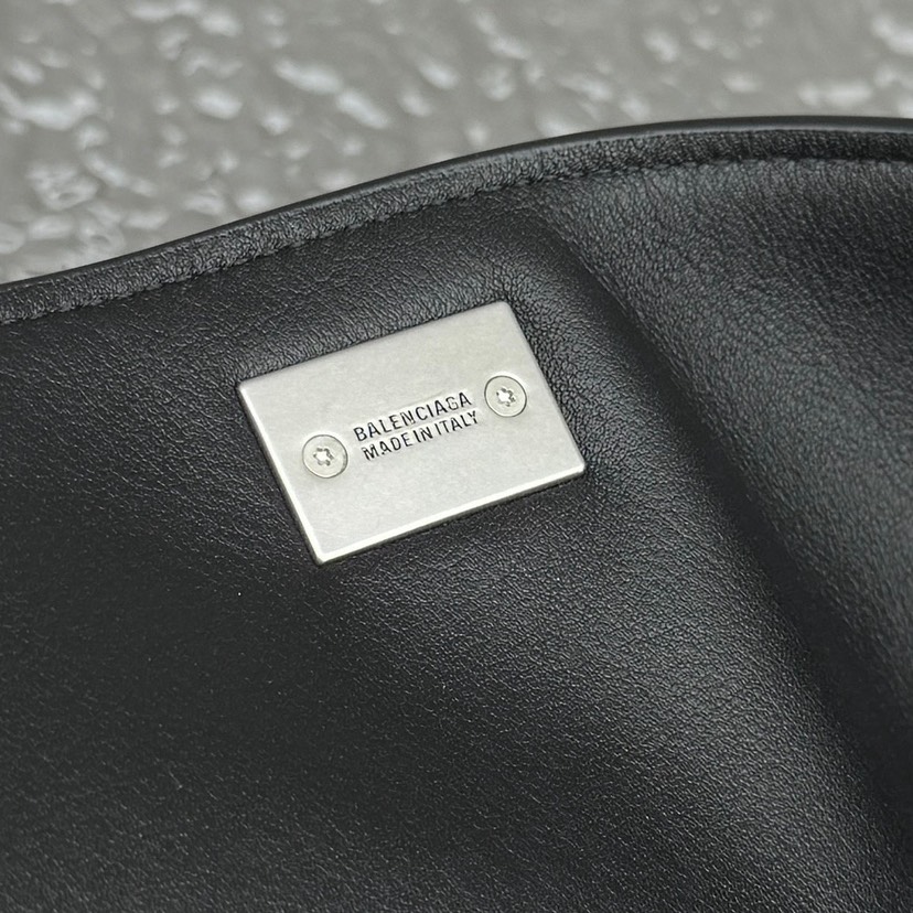 [TOP] BALENCIAGA Rodeo Bag 40x30x13cm - Black & SHW - 711 Luxury