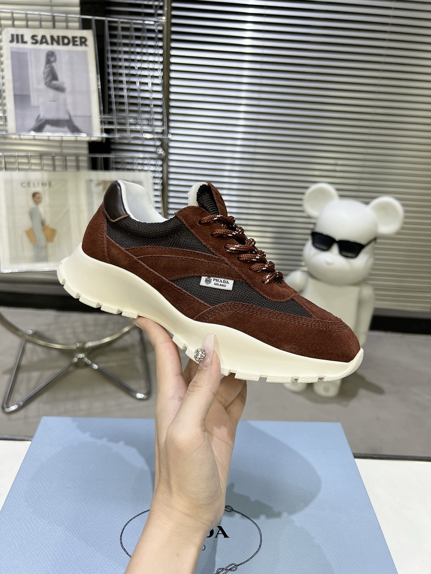 [TOP] PRADA Casual Shoes - Brown - 711 Luxury