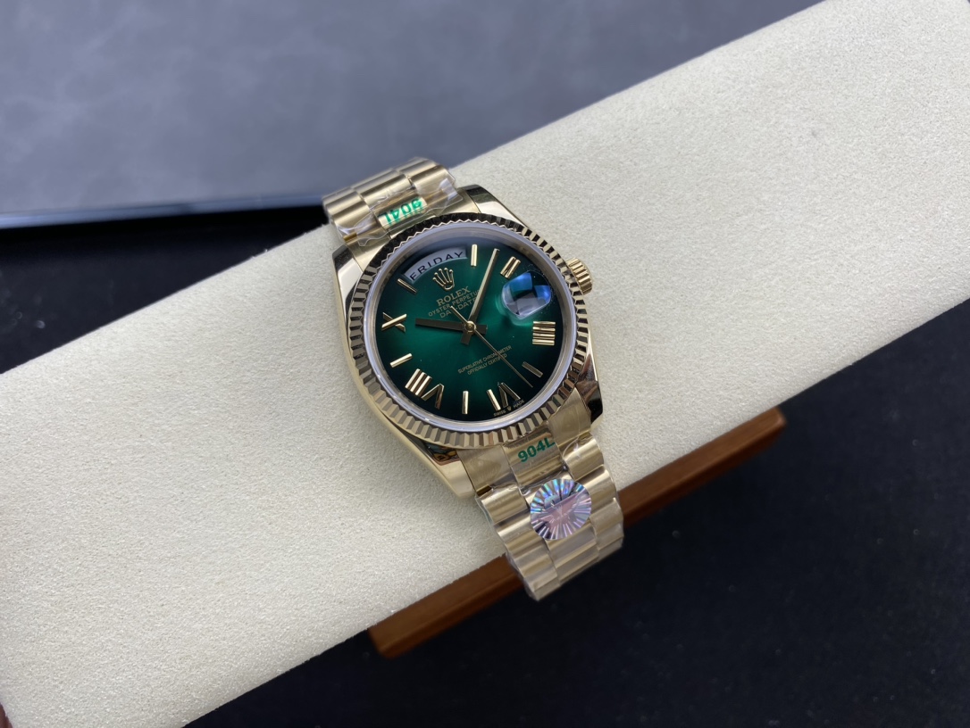 [TOP] ROLEX Watch 36 mm - Green