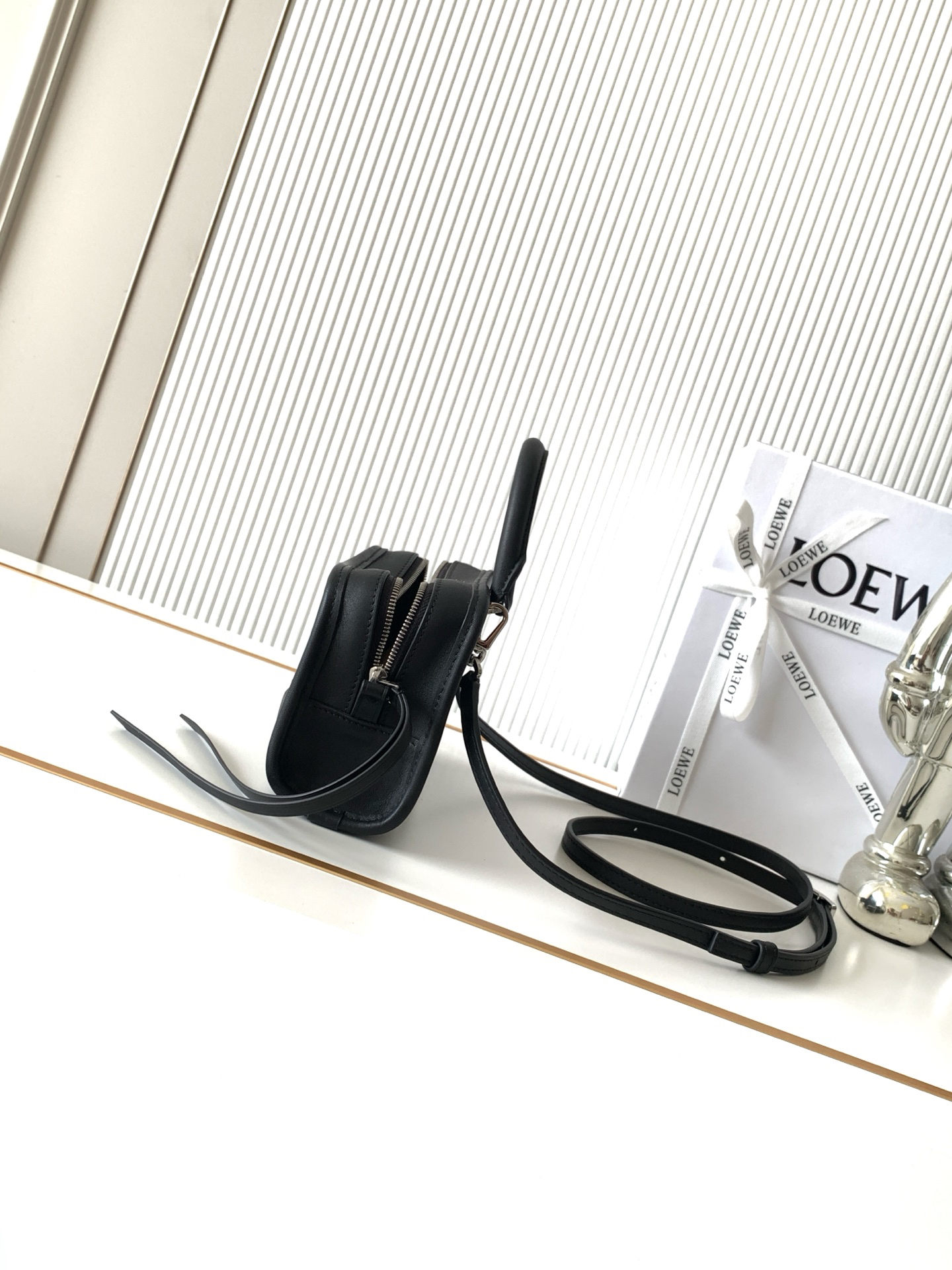 [TOP] LOEWE Amazona 180 Bag 20*11.5*7 CM - Black - 711 Luxury
