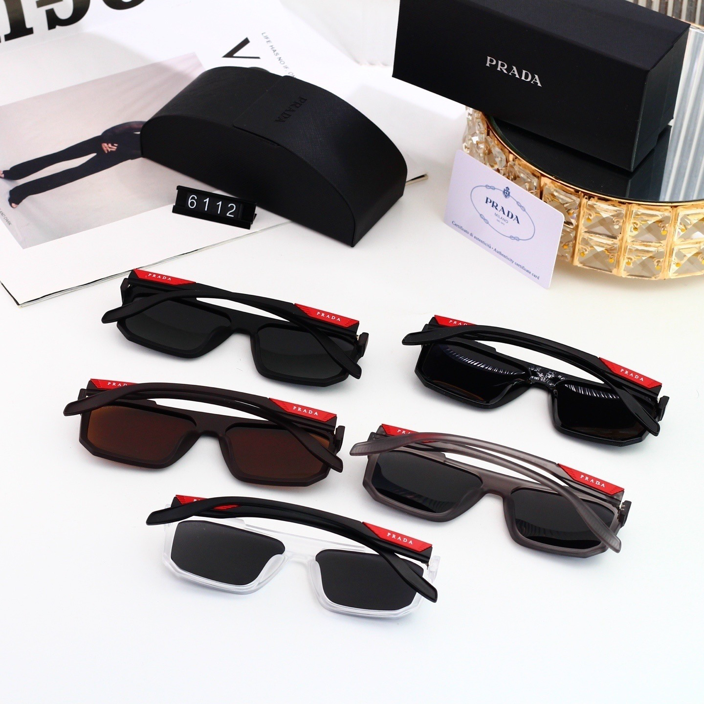 [TOP] PRADA Sunglasses - 5 Colors - 711 Luxury