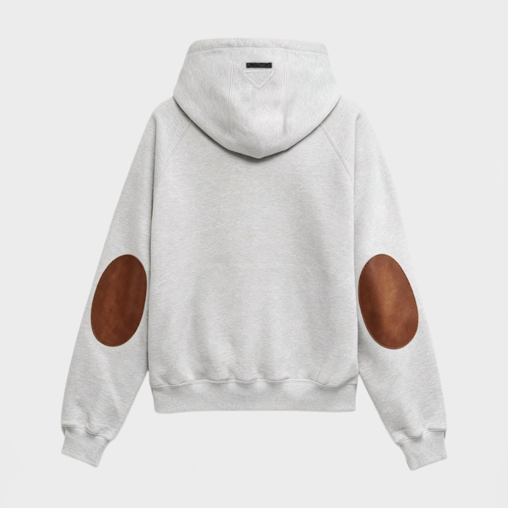 Prada grey Clothing PRADA Grey Cotton Fleece Hoodie #395412 View 2 | Nigo Office
