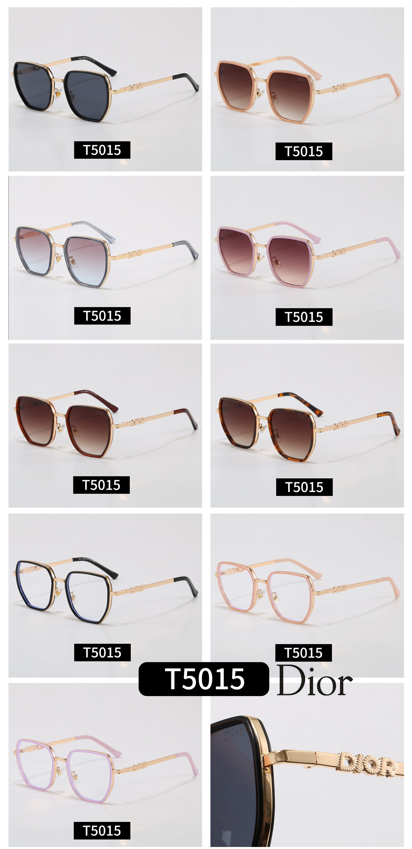 [TOP] Christian Dior Sunglasses - 6 Colors - 711 Luxury