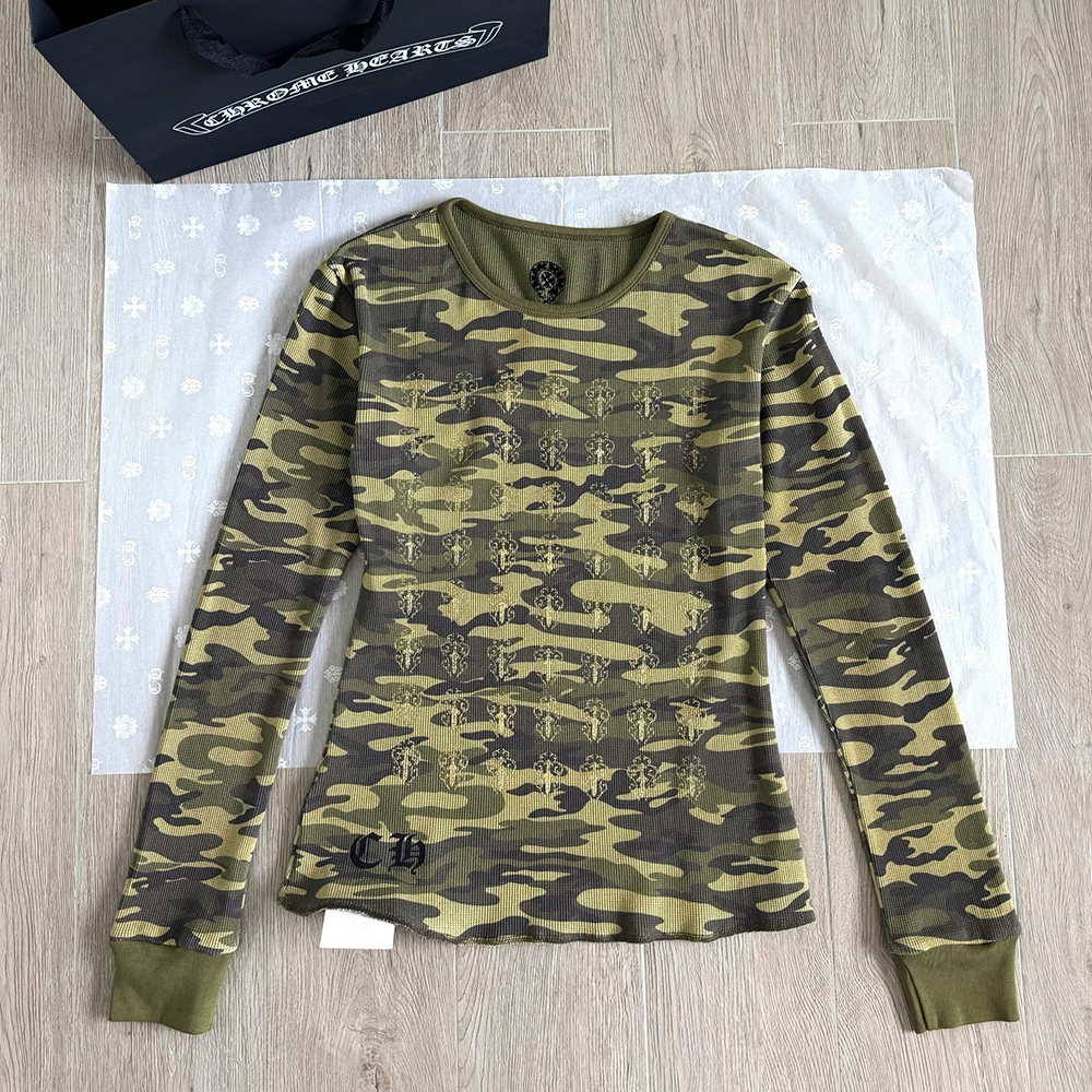 Chrome Hearts Thermal Warm Camouflage Long-sleeved T-shirt #397042