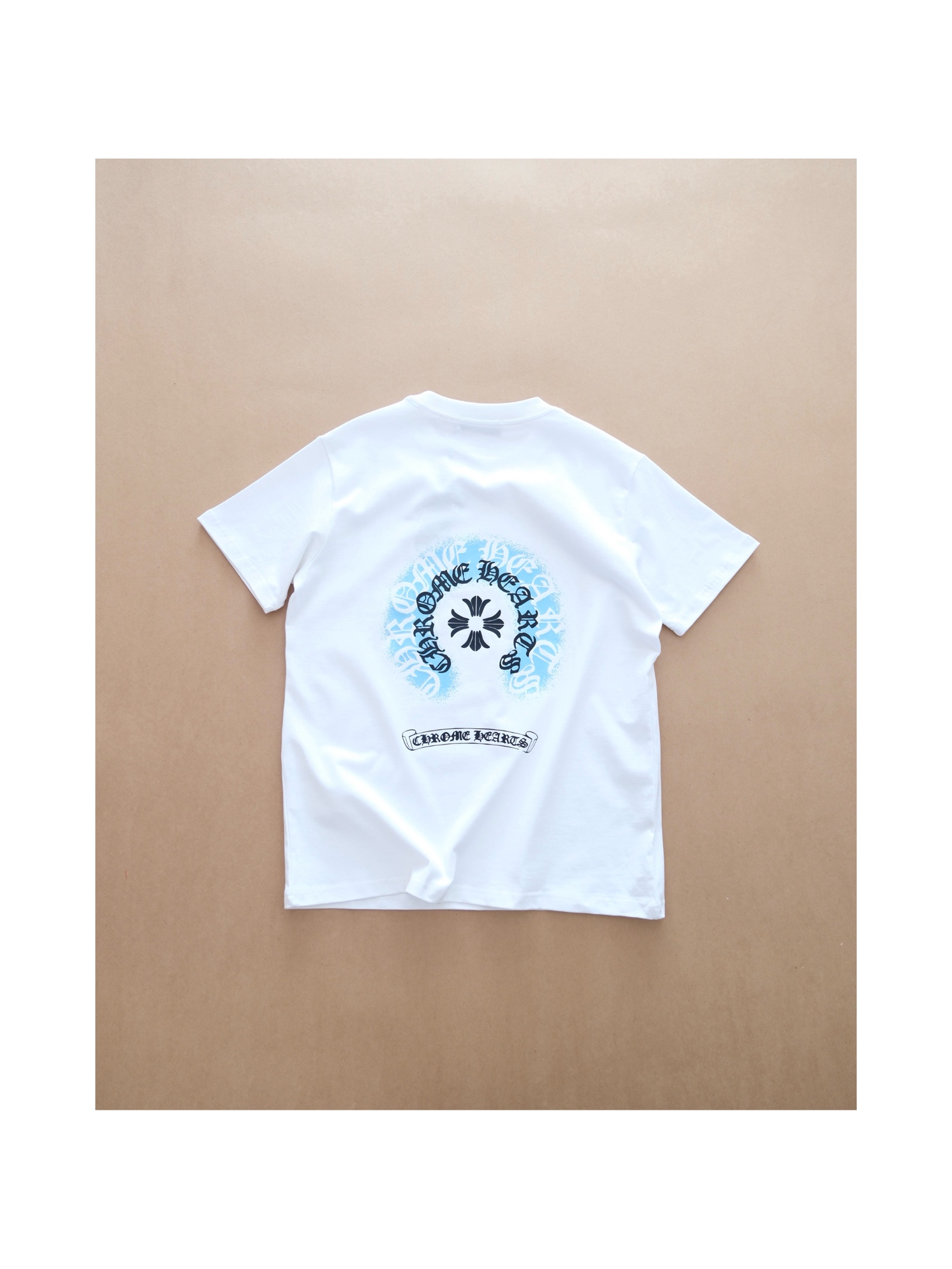 Chrome Hearts Shoes Chrome Hearts Sanskrit Horseshoe Print Round Neck Short-sleeved T-shirt #379186 View 2 | Nigo Office