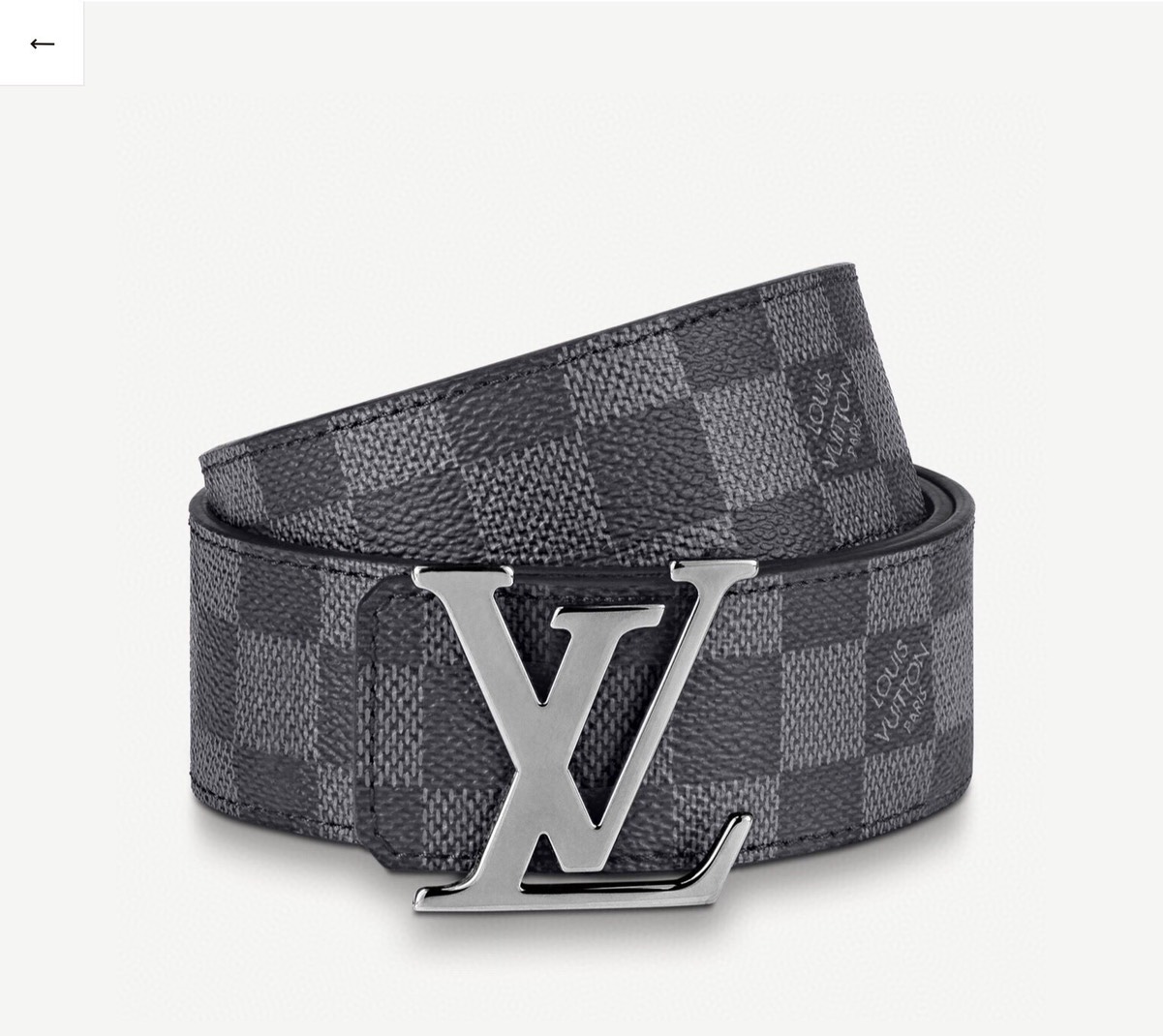 [TOP] Louis Vuitton LV Initiales Men's Belt 4 cm - Black - 711 Luxury