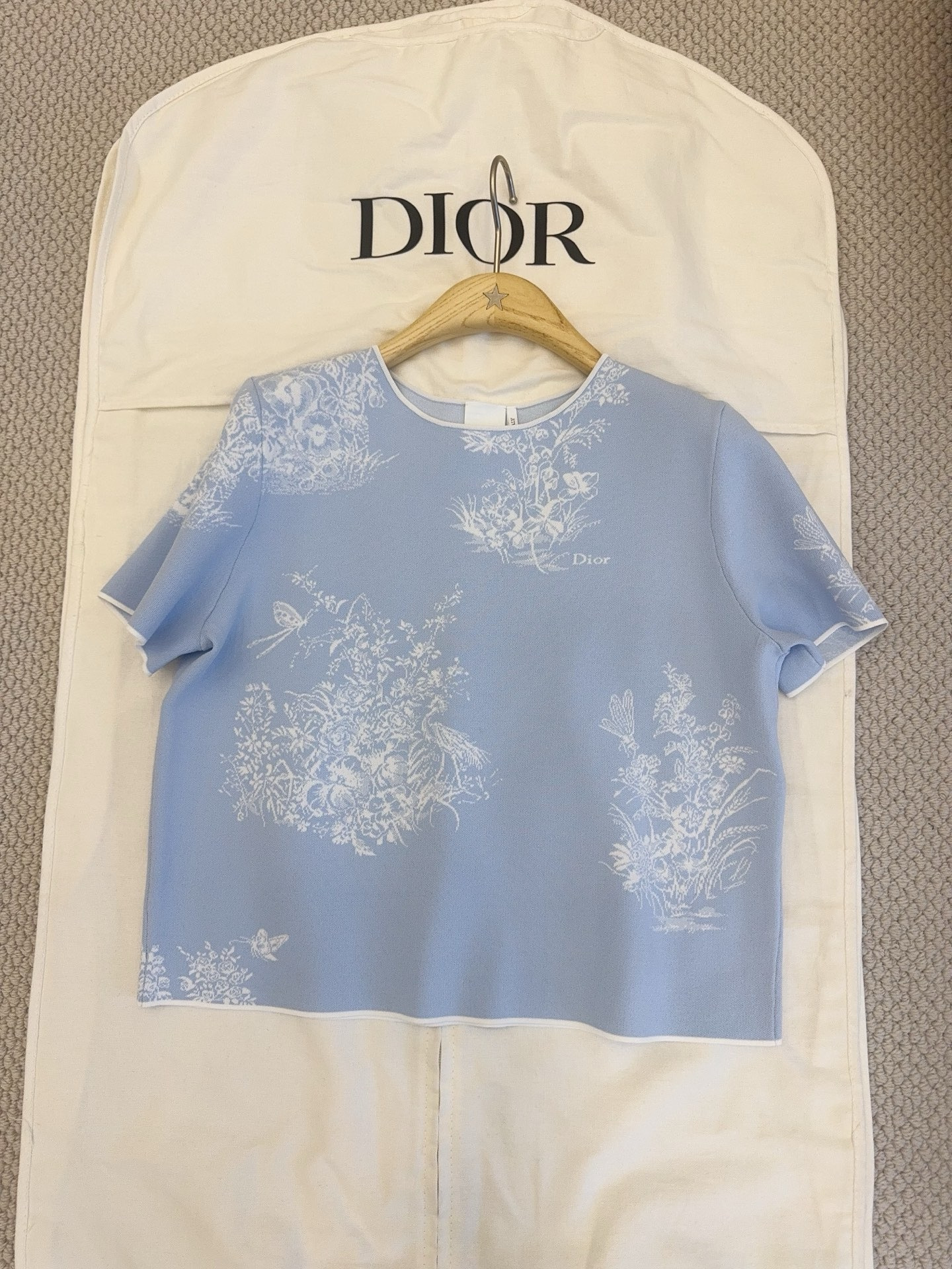 Dior Clothing DIOR Dioriviera Short-Sleeved Sweater #390387 View 2 | Nigo Office