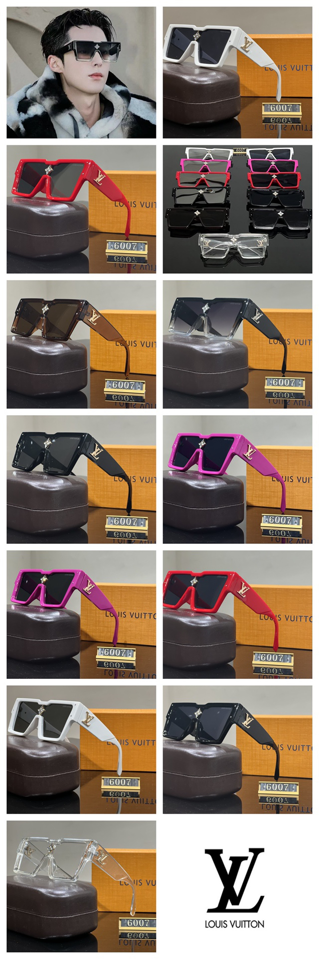 [TOP] Louis Vuitton LV Sunglasses - 11 Colors - 711 Luxury