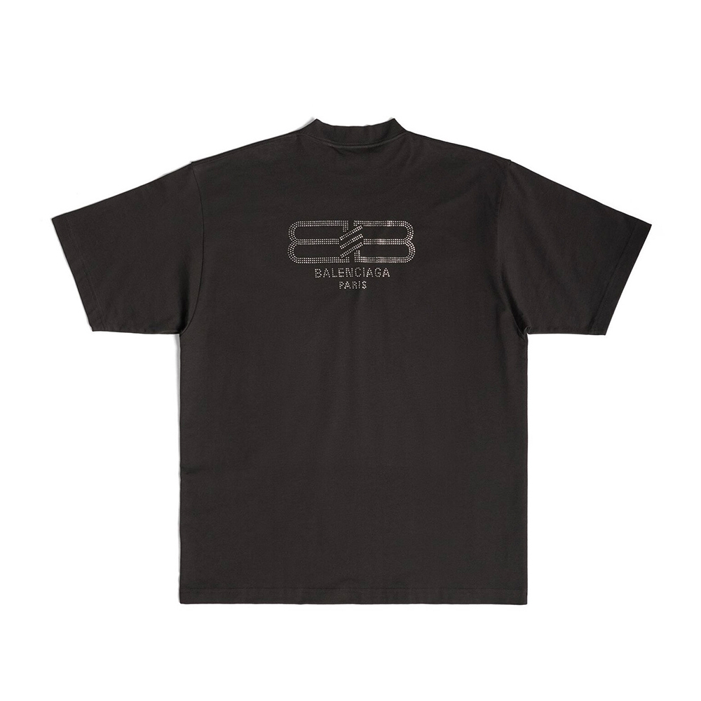Balenciaga Clothing Balenciaga BB Paris Strass T-Shirt #394929 | Nigo Office