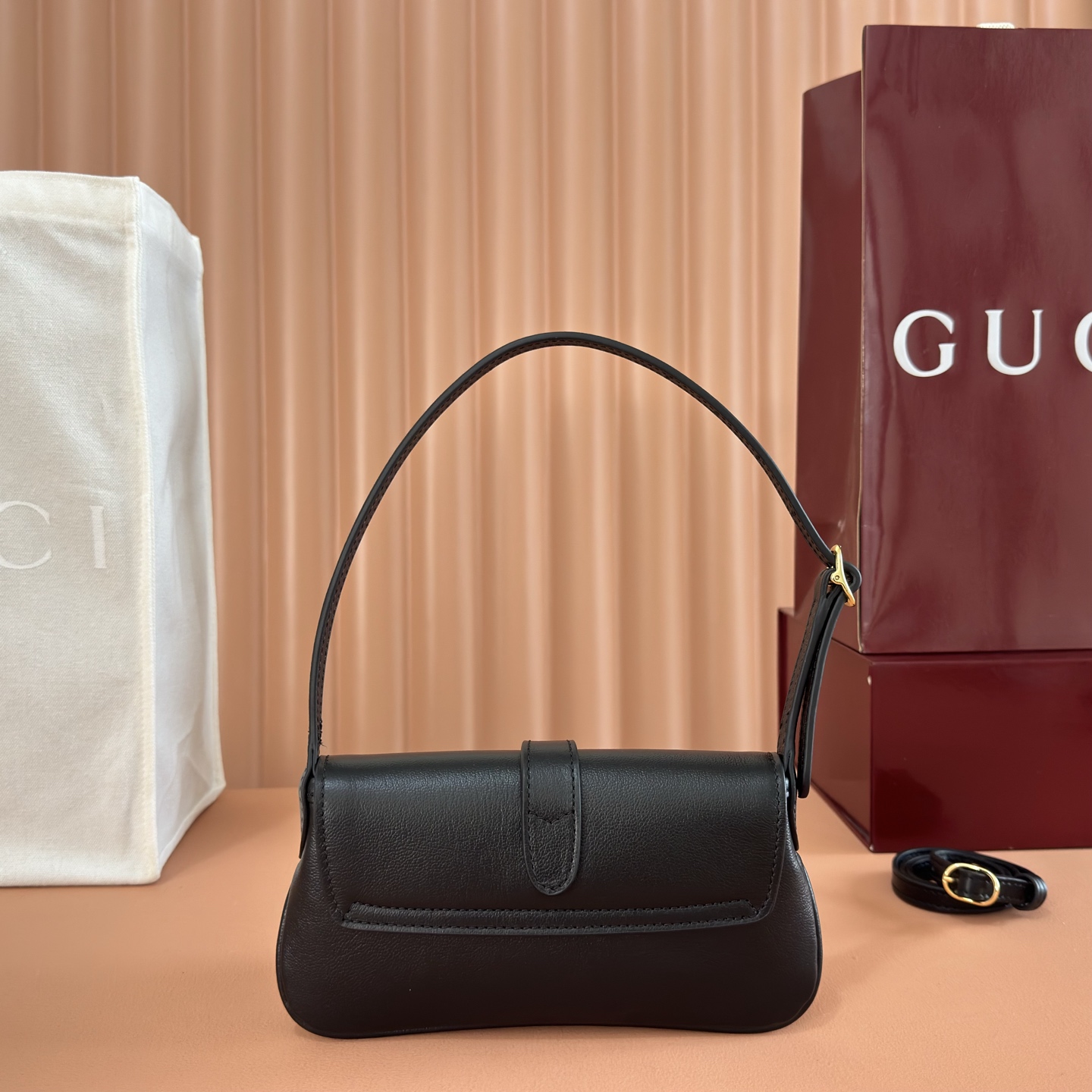 [TOP] GUCCI Jaie 1961 Bag 21.5x11.5x2cm - Black - 711 Luxury