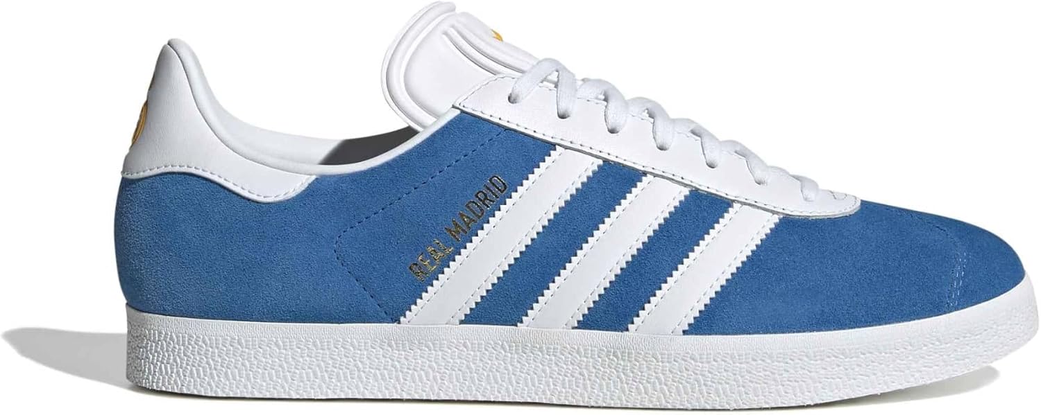 adidas Men's Blubir/Ftwwht/Creyel Gazelle BLUEBIRDFtwr White/Crew Yellow 8.5 US