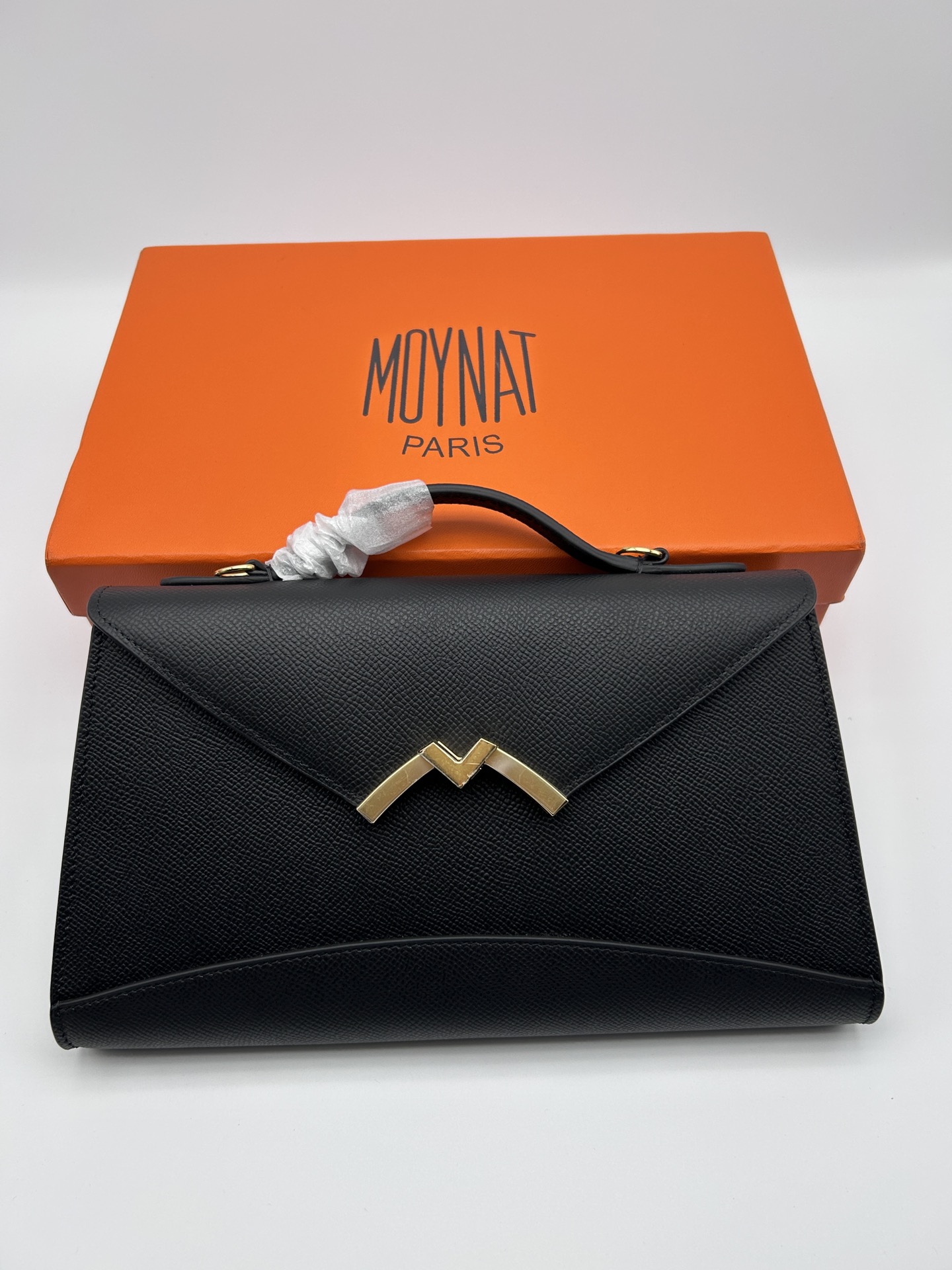 [TOP] MOYNAT Gabrielle Bag Cowhide 26x16x4cm - Black - 711 Luxury