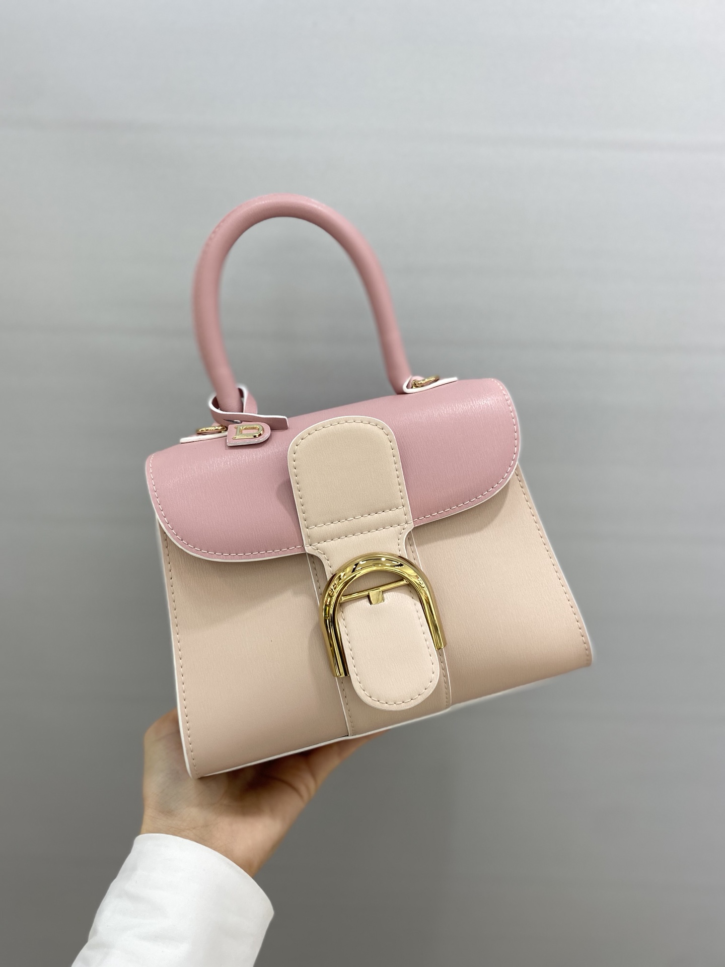 [TOP] Delvaux Brillant Bag Box Leather 20cm - Pink - 711 Luxury