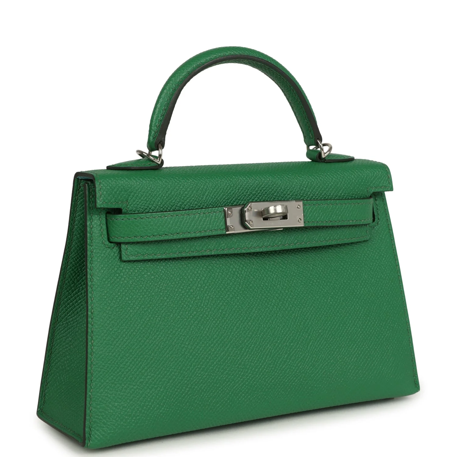 Hermes Kelly Sellier  Cactus Verso Epsom Palladium Hardware