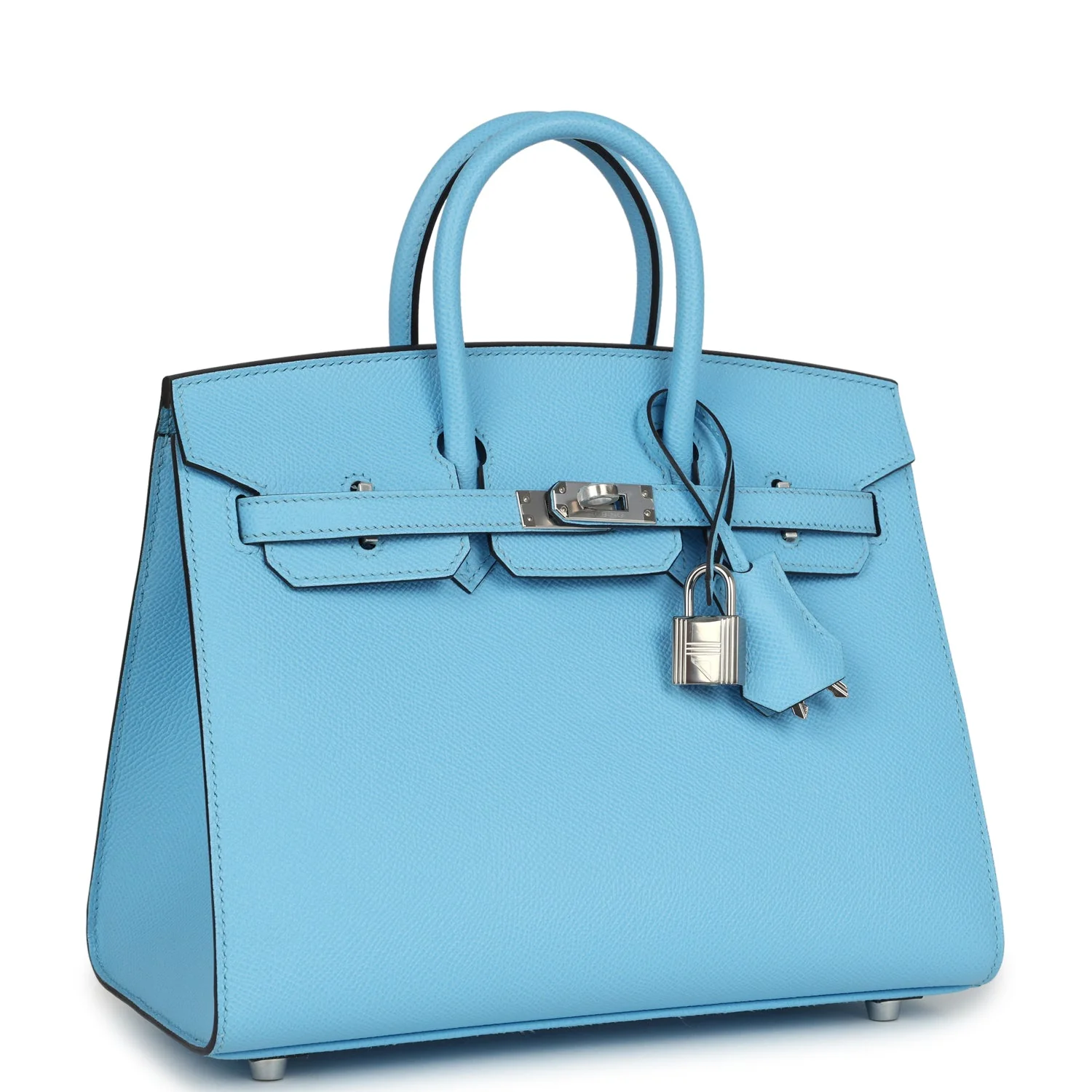 Hermes Birkin SellierCeleste Epsom Palladium Hardware
