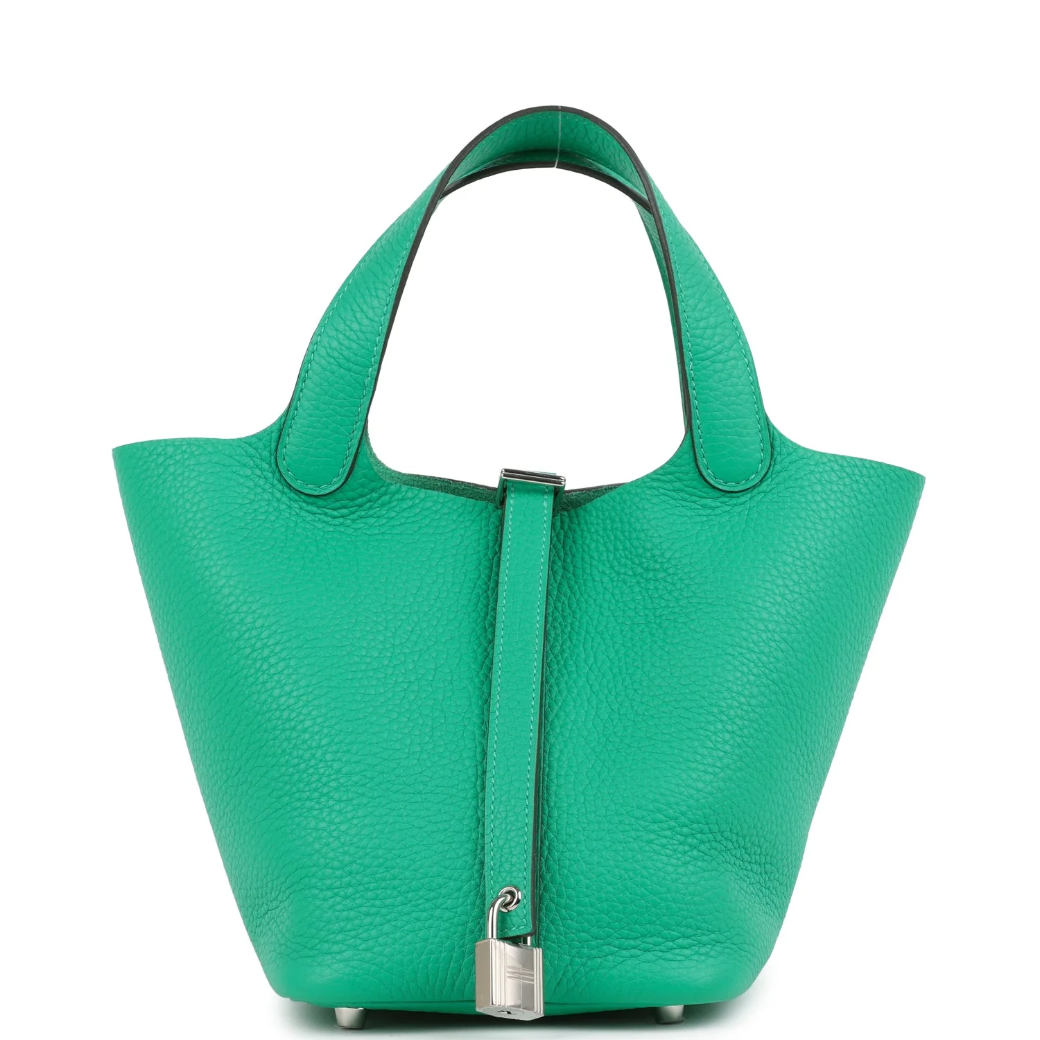 Hermes Picotin Lock  Menthe Clemence Palladium Hardware