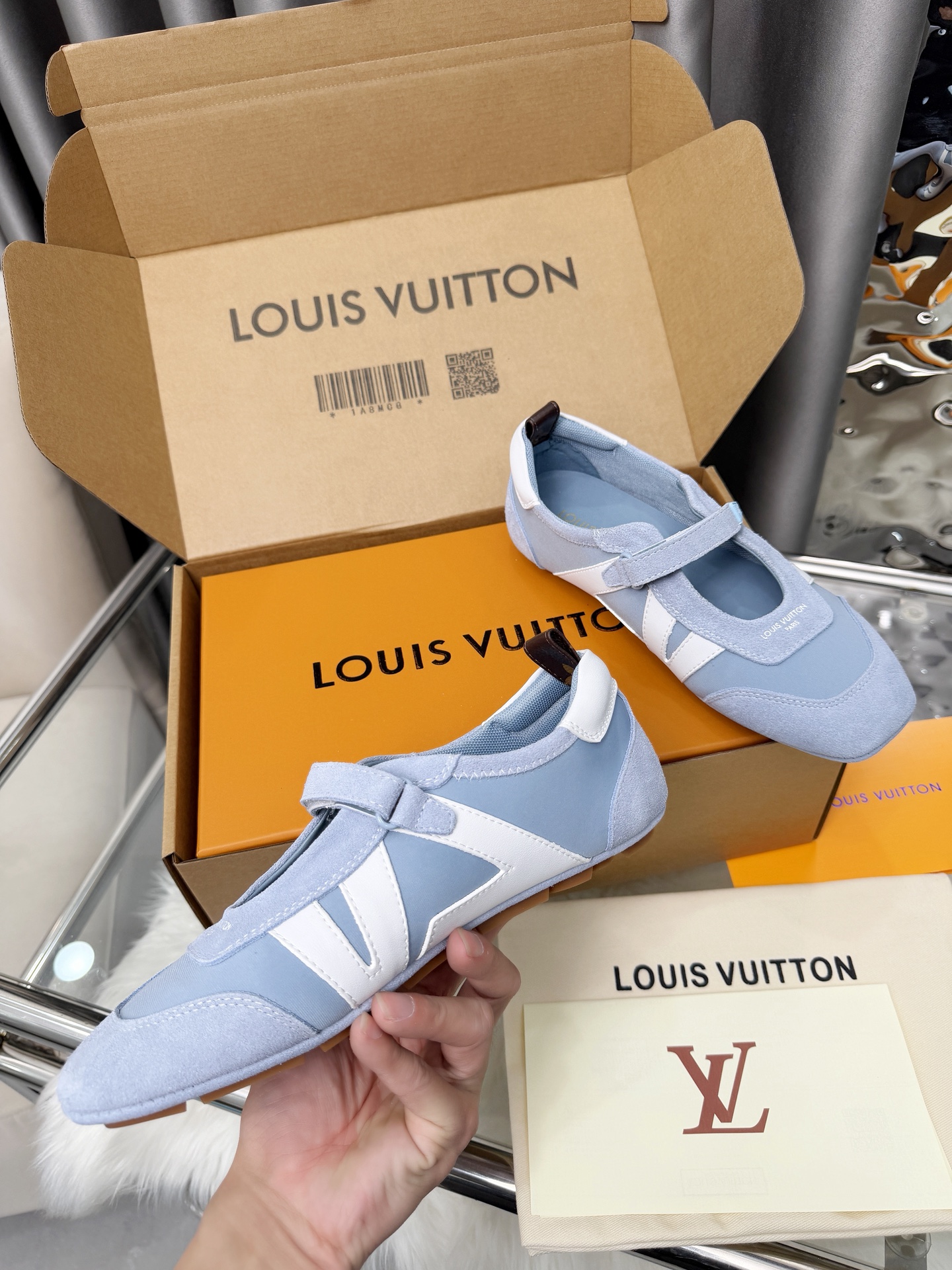 [TOP] Louis Vuitton LV Sneakerina Sneakers - Blue - 711 Luxury