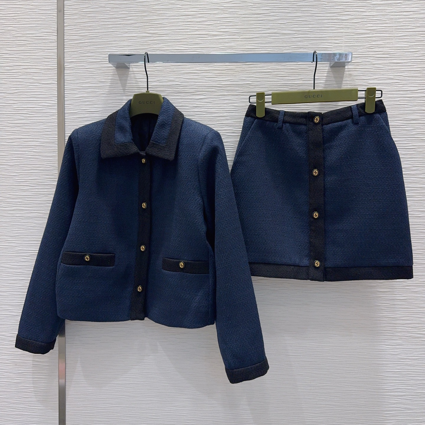 [TOP] GUCCI Jacket + Dress - Blue