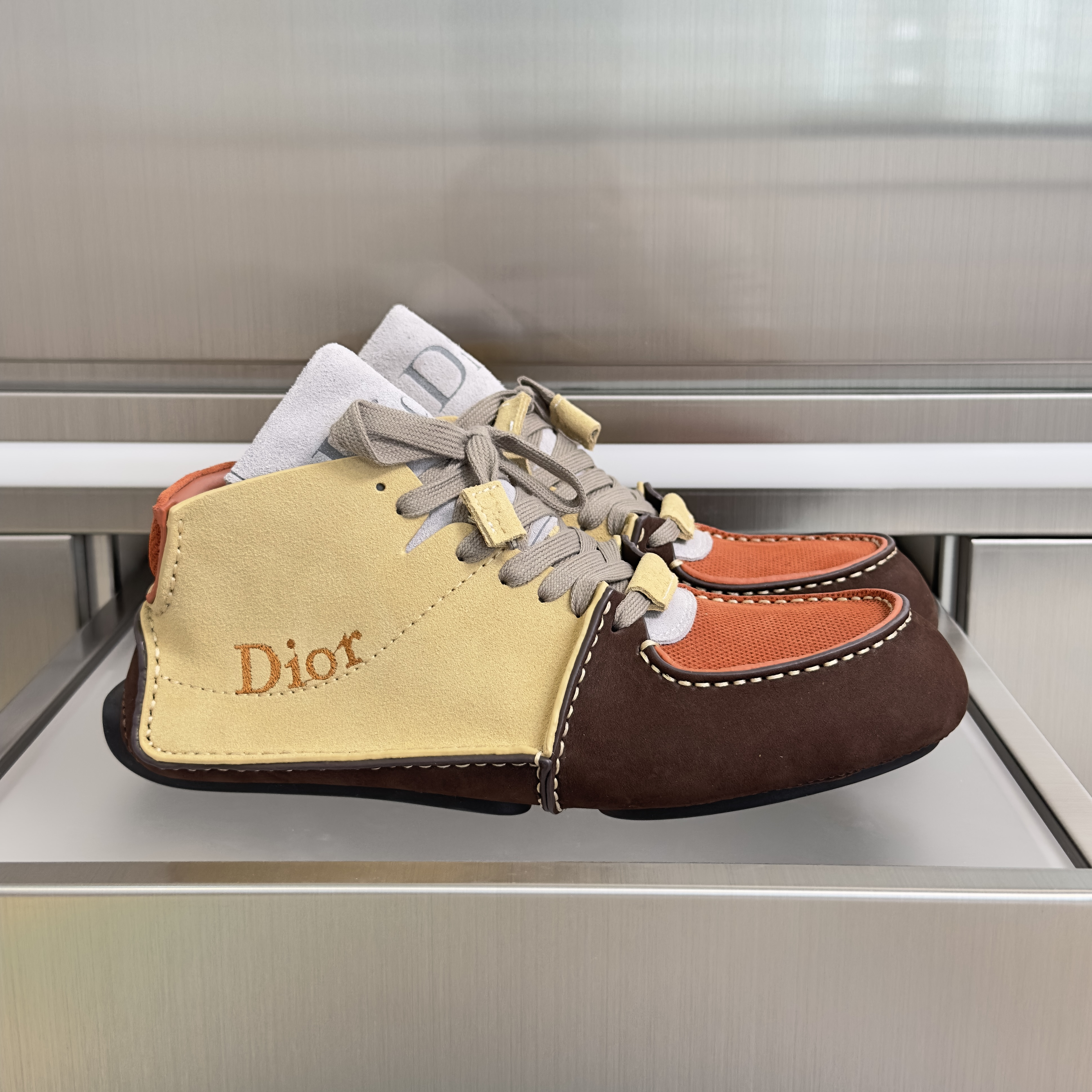 Dior Roadie Lace-Up Boot Nubuck #378132