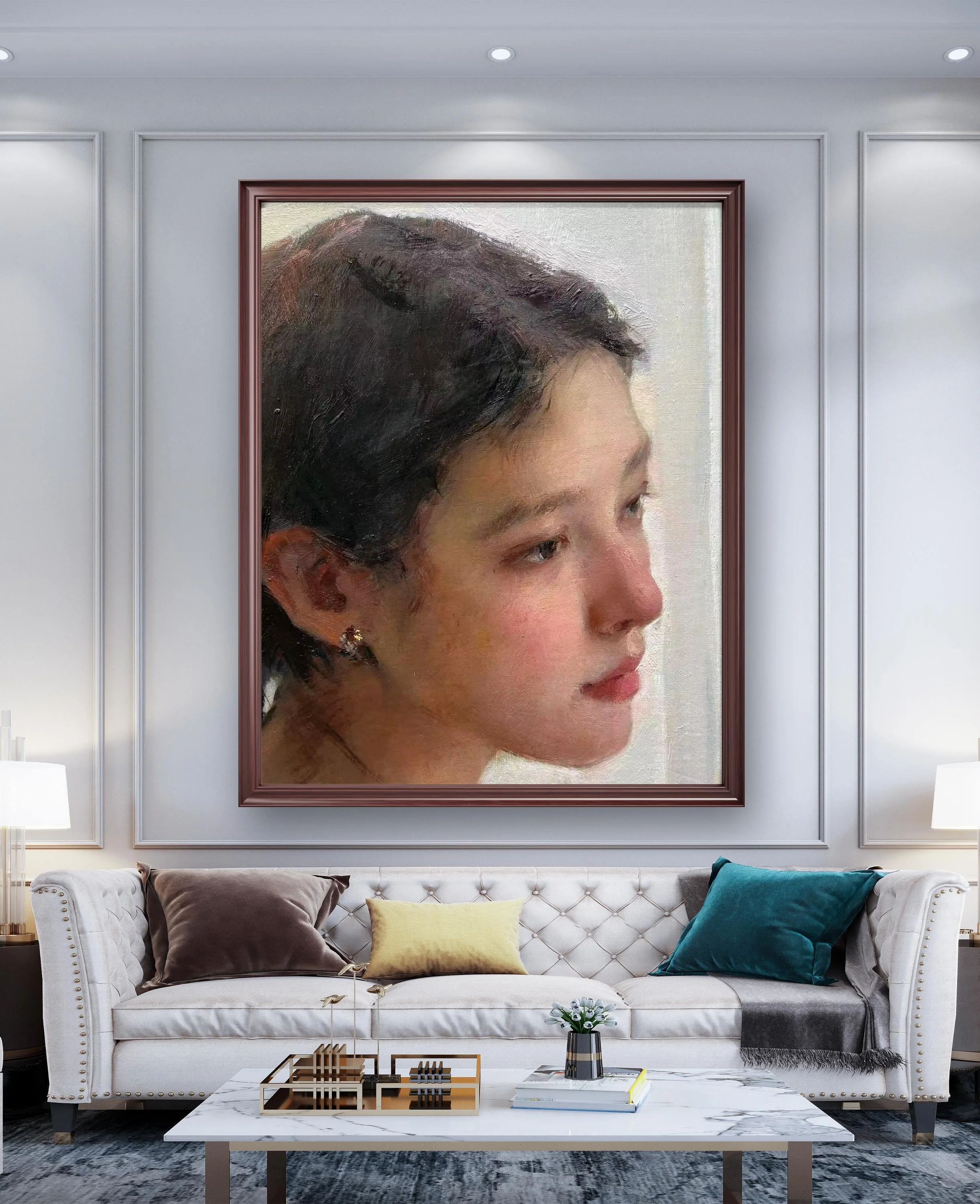 Custom oil painting portraits from photos