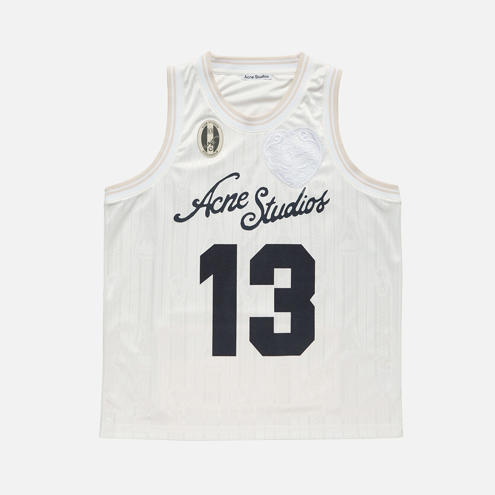 Acne Studios Sports Jersey Tank Top White #386674