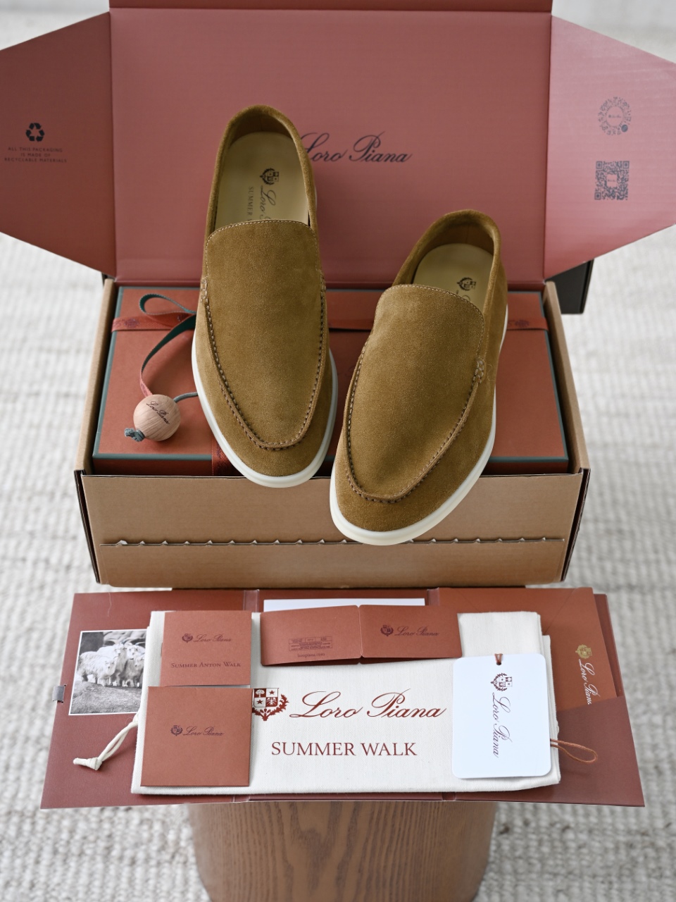 Loro Piana Shoes Loro Piana Summer Walker Suede Loafers #390332 View 2 | Nigo Office