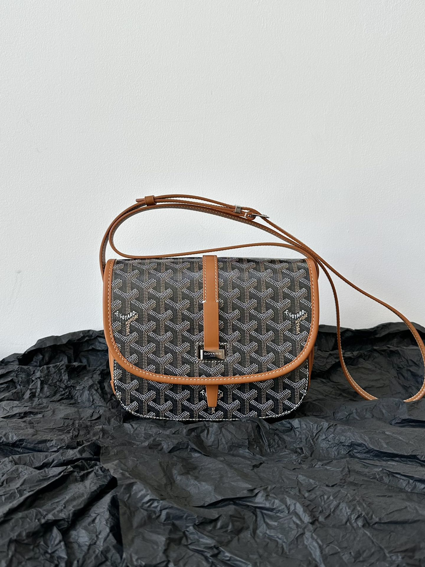 [TOP] Goyard Saddle Bag 22×16×7cm - Brown - 711 Luxury