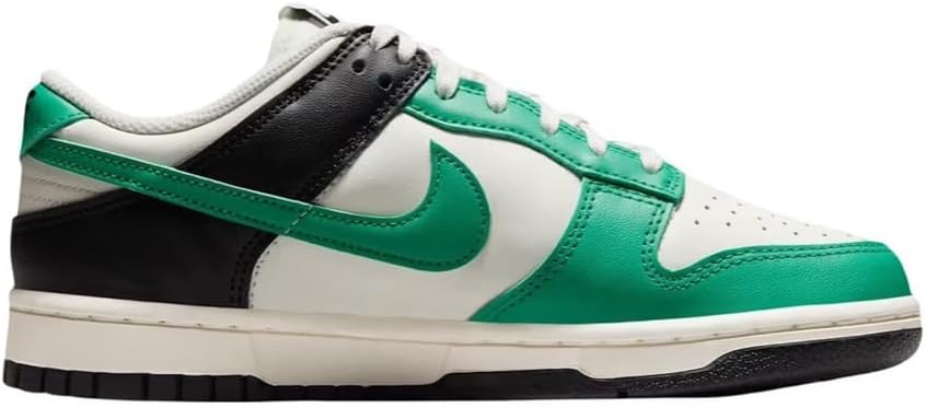 Nike Dunk Low Womens Casual Shoes (IB4363-133, White/Green) Size 7