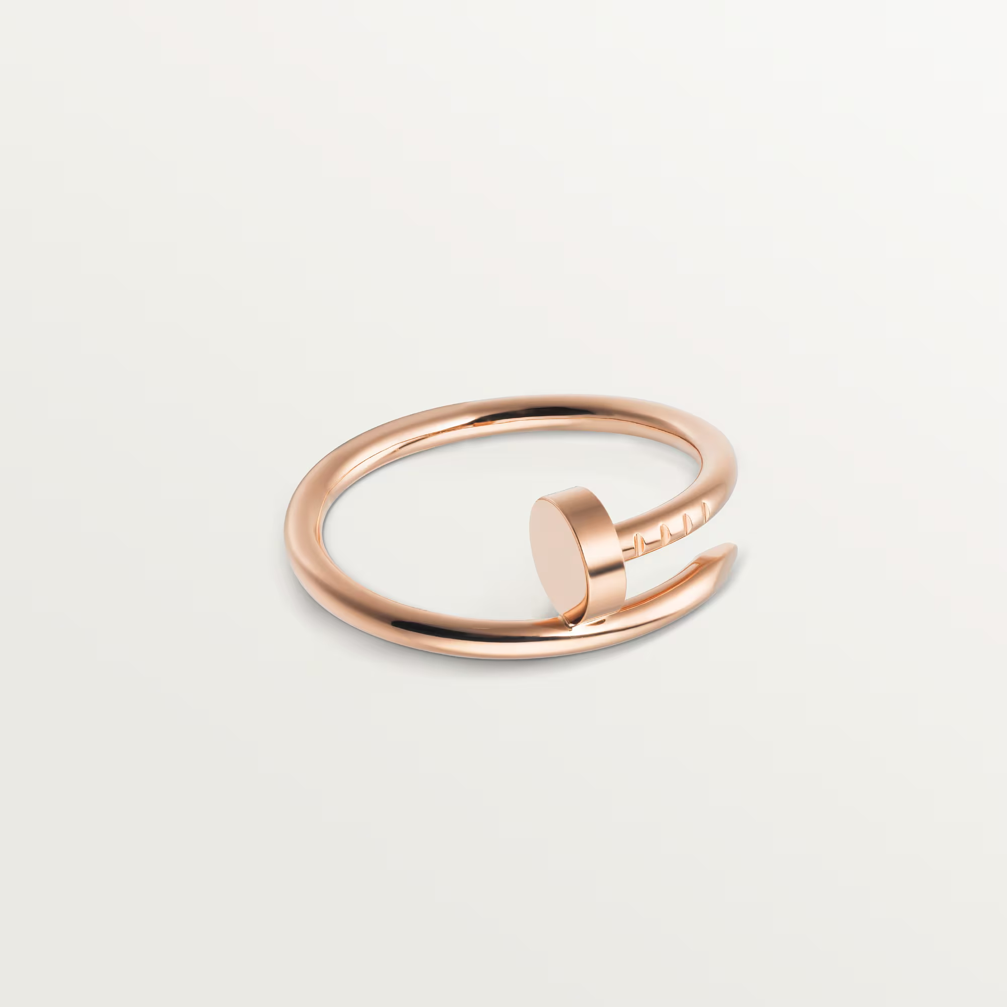 Carty Nails Solo Trace Ring ,Rose Gold ,Small Model