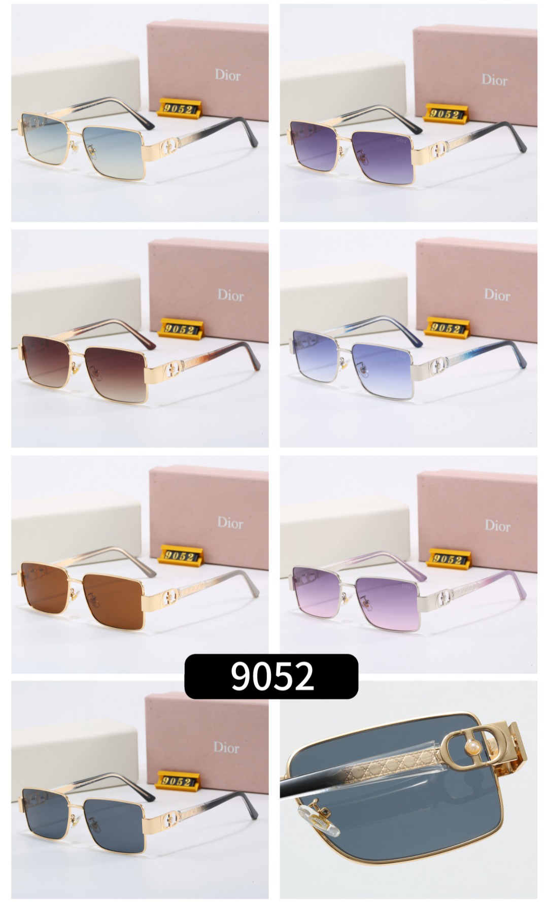 [TOP] Christian Dior Sunglasses - 7 Colors - 711 Luxury