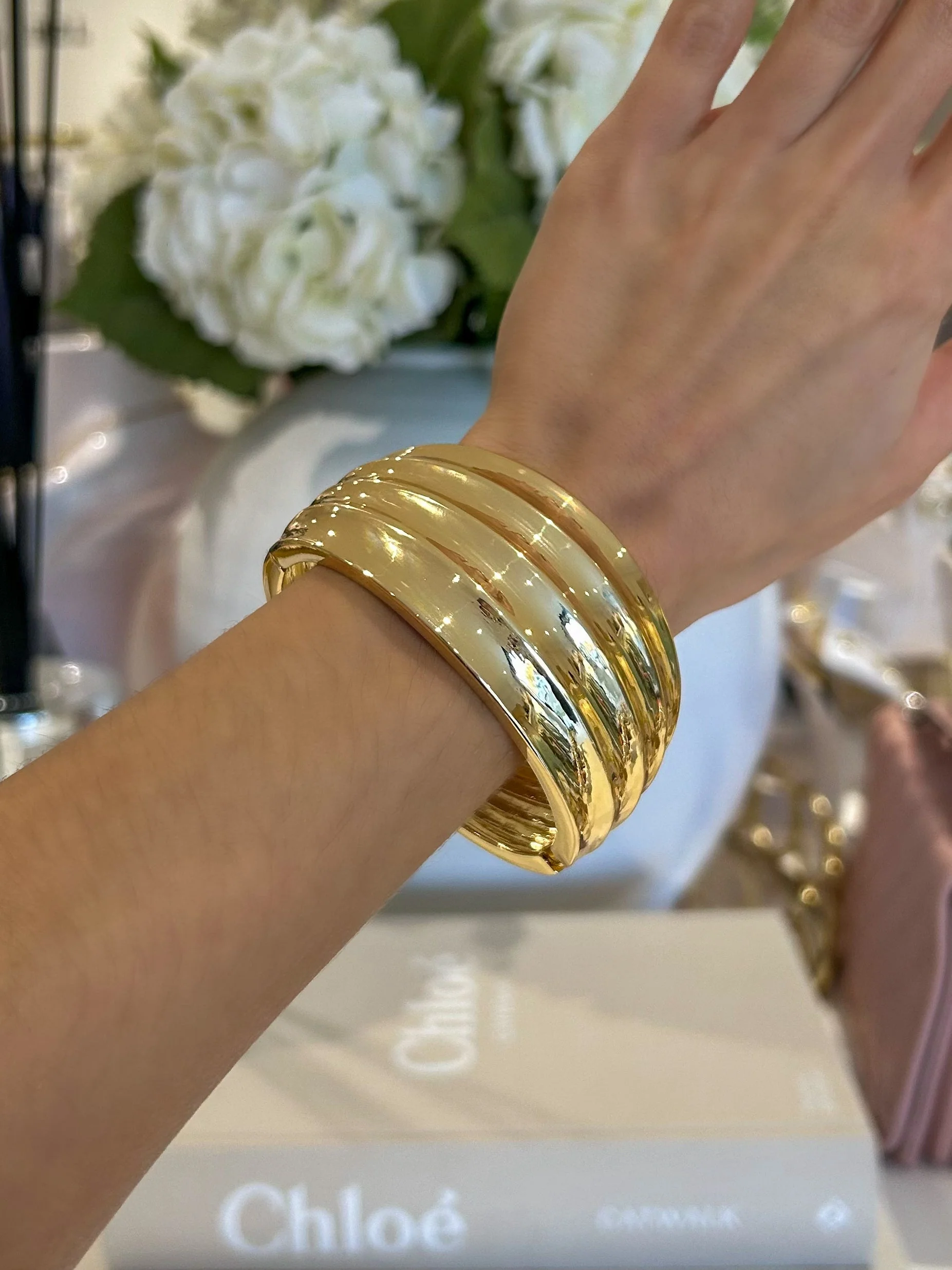 Chunky Line Bangle (2 Colours)