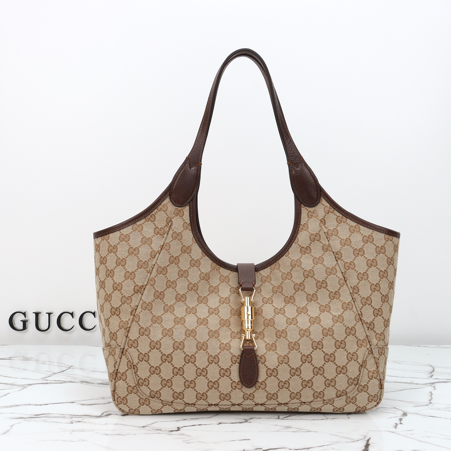 [TOP] GUCCI  Tote bag 35×28×15cm - Brown - 711 Luxury
