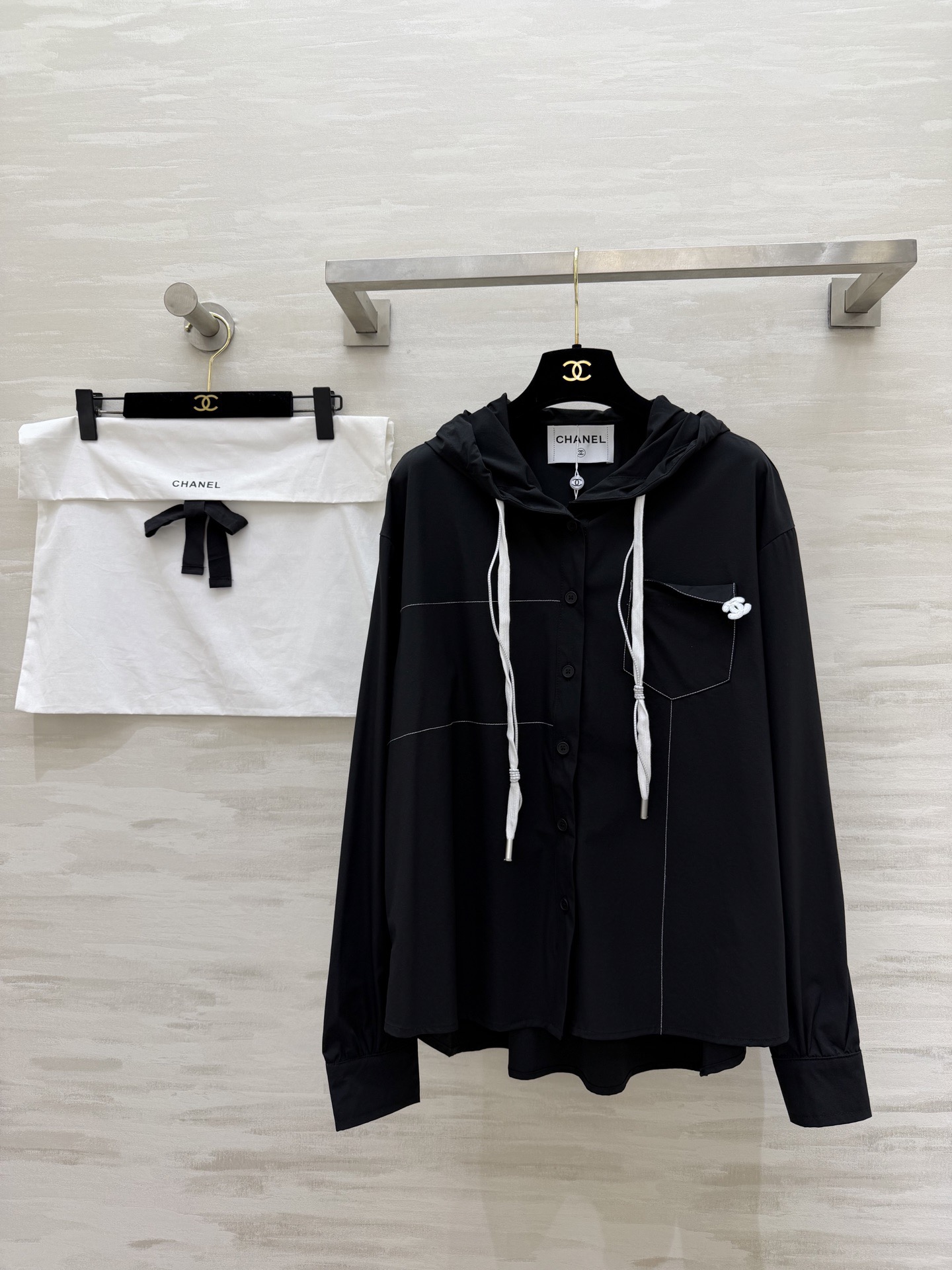[TOP] CHANEL Shirt - Black - 711 Luxury