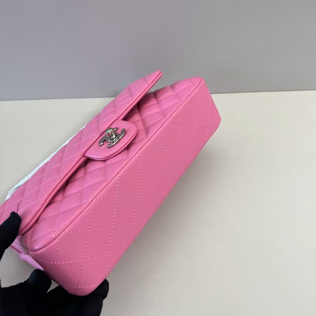 [TOP] CHANEL Classic Flap Bag Medium 25cm – Pink - 711 Luxury
