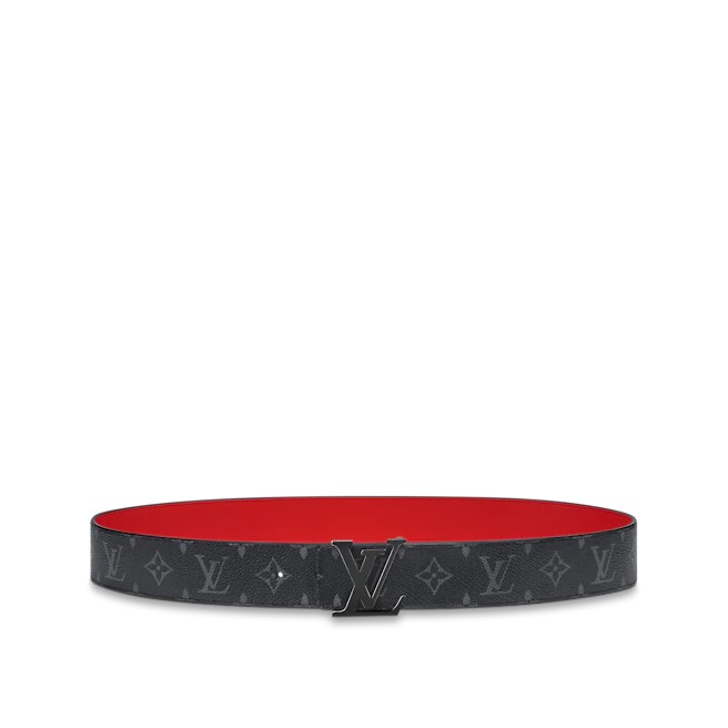 [TOP] Louis Vuitton LV Belt Calfskin 4cm - Black - 711 Luxury