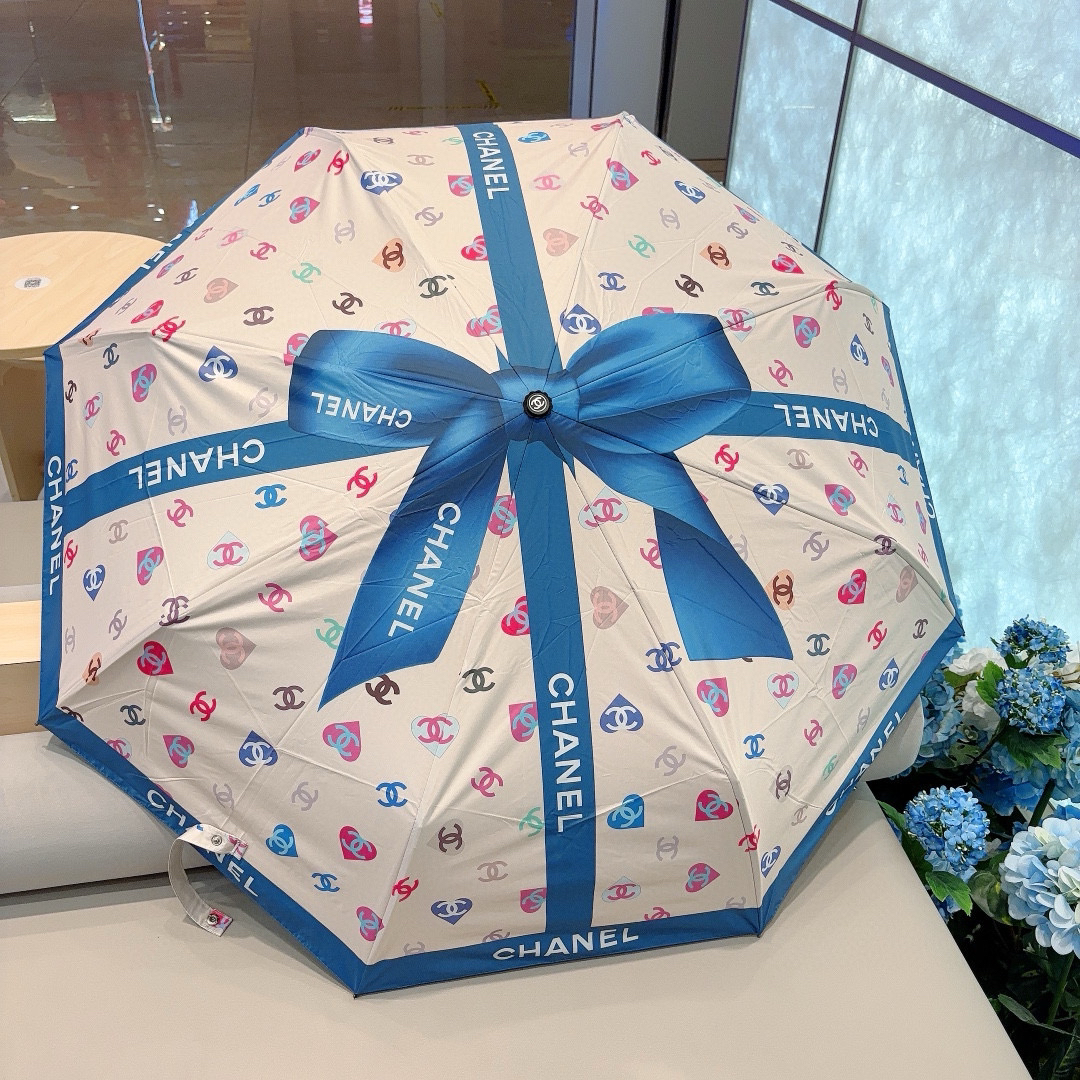 [TOP] CHANEL Umbrella - Blue - 711 Luxury