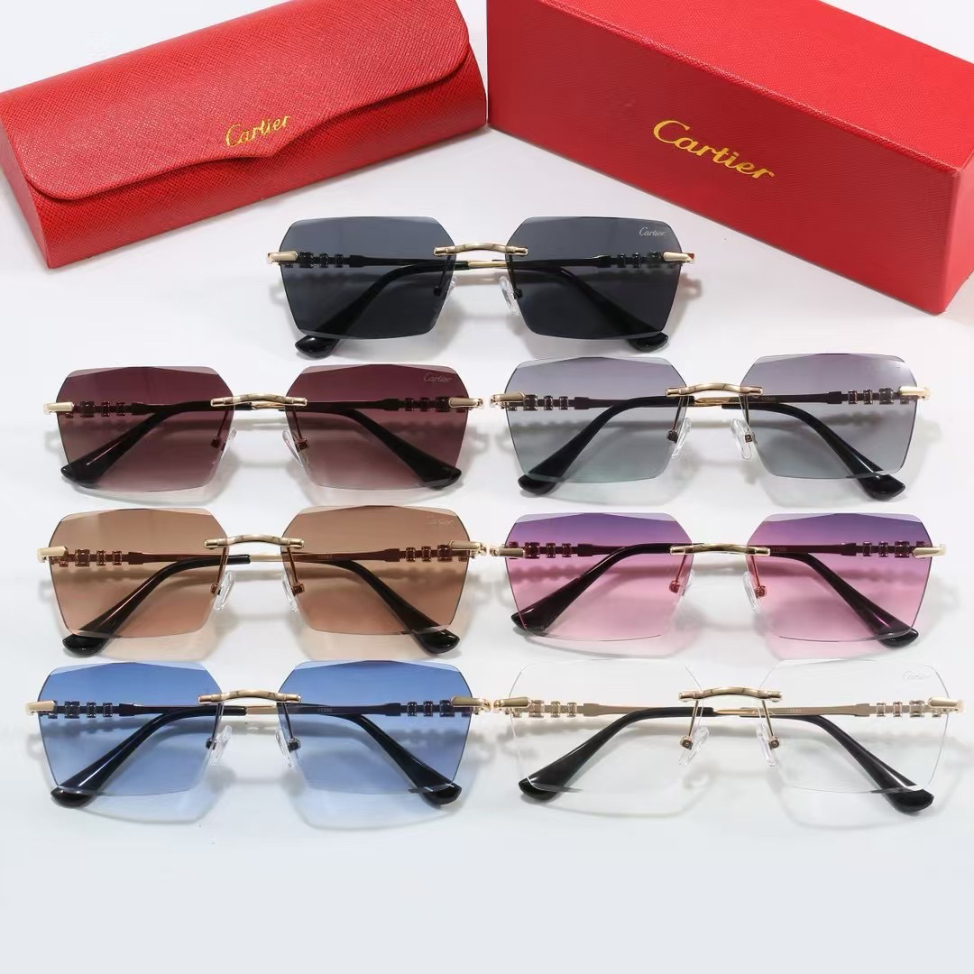 [TOP] Cartier Sunglasses - 7 Colors - 711 Luxury