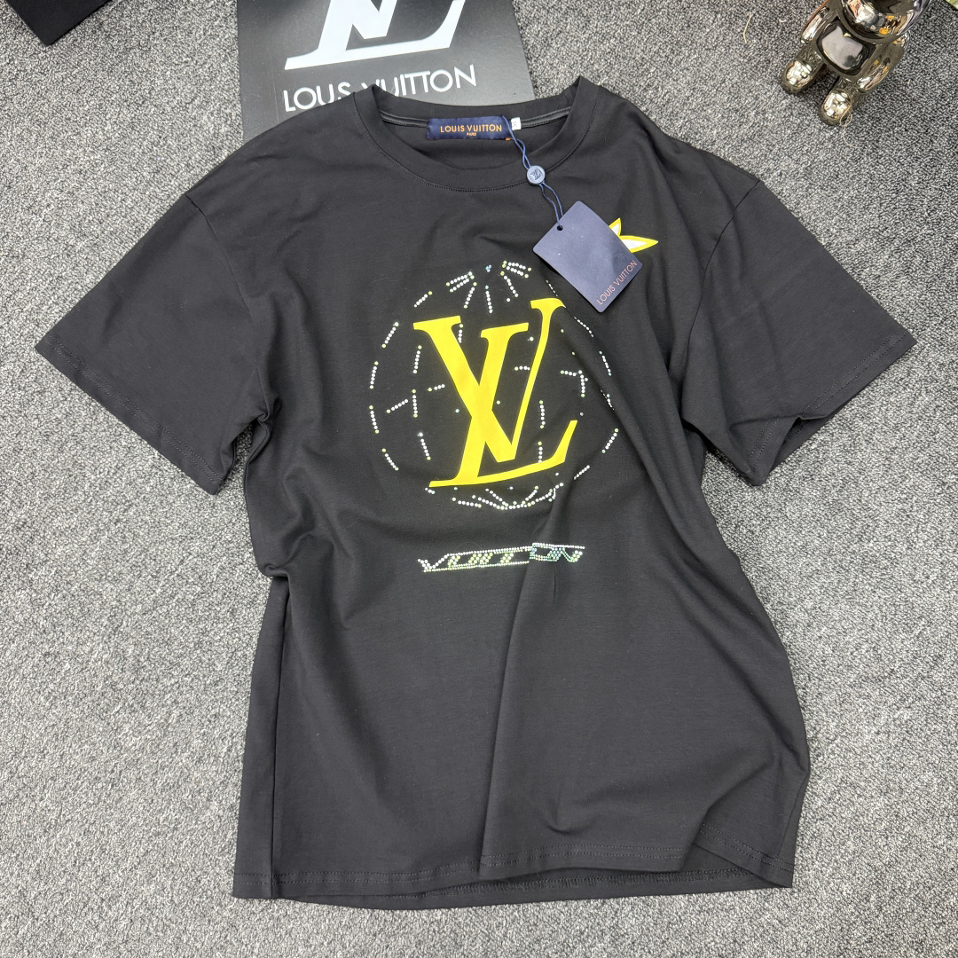 [TOP] Louis Vuitton LV T-shirt - Black