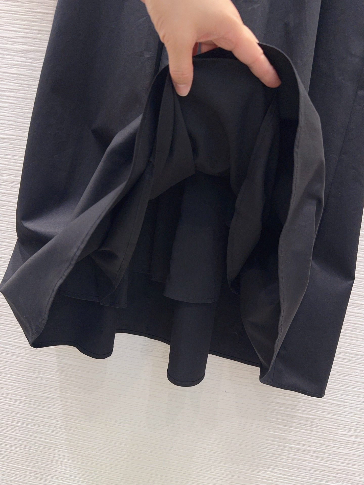 [TOP] Louis Vuitton LV Lapel Belt Shirt Dress - Black