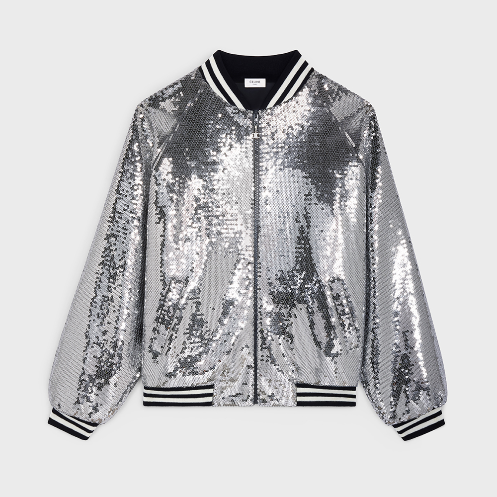 Celine Clothing Celine Sequin Bomber Jacket | Nigo Office
