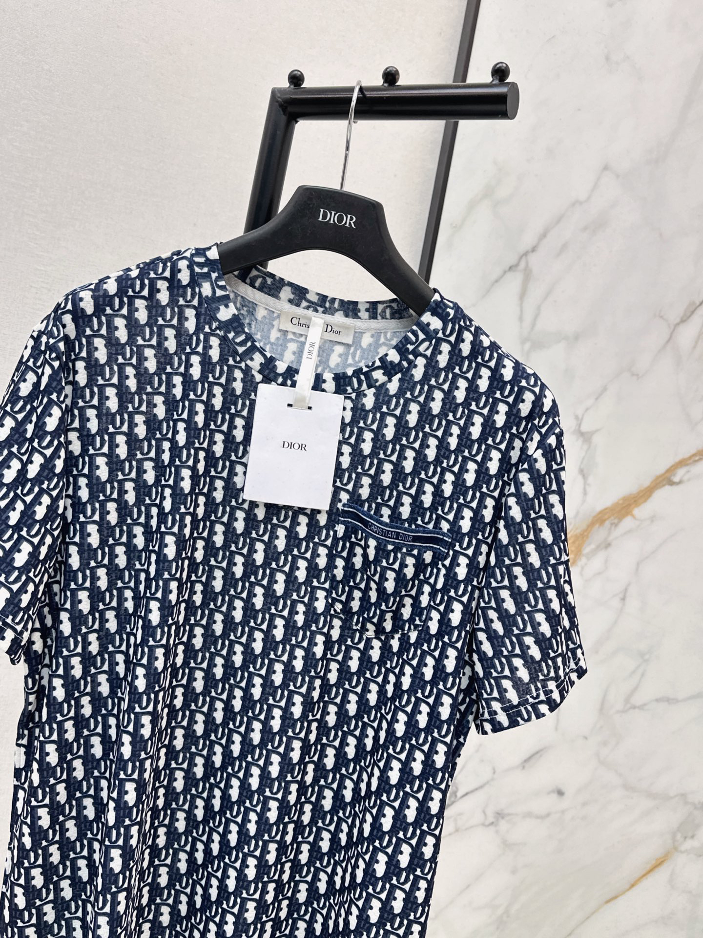 [TOP] Christian Dior T-shirt - Navy Blue