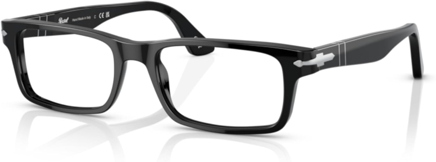 Persol PO3050V Rectangle Eyeglasses for Men +BUNDLE with ACCESSORY EYEWEAR KIT