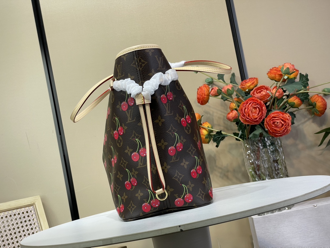 [TOP] Louis Vuitton LV Neverful Bag Monogram 31x28x14cm - Brown