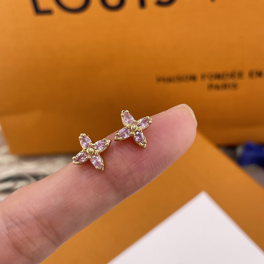 [TOP] Louis Vuitton LV Earrings - Gold - 711 Luxury