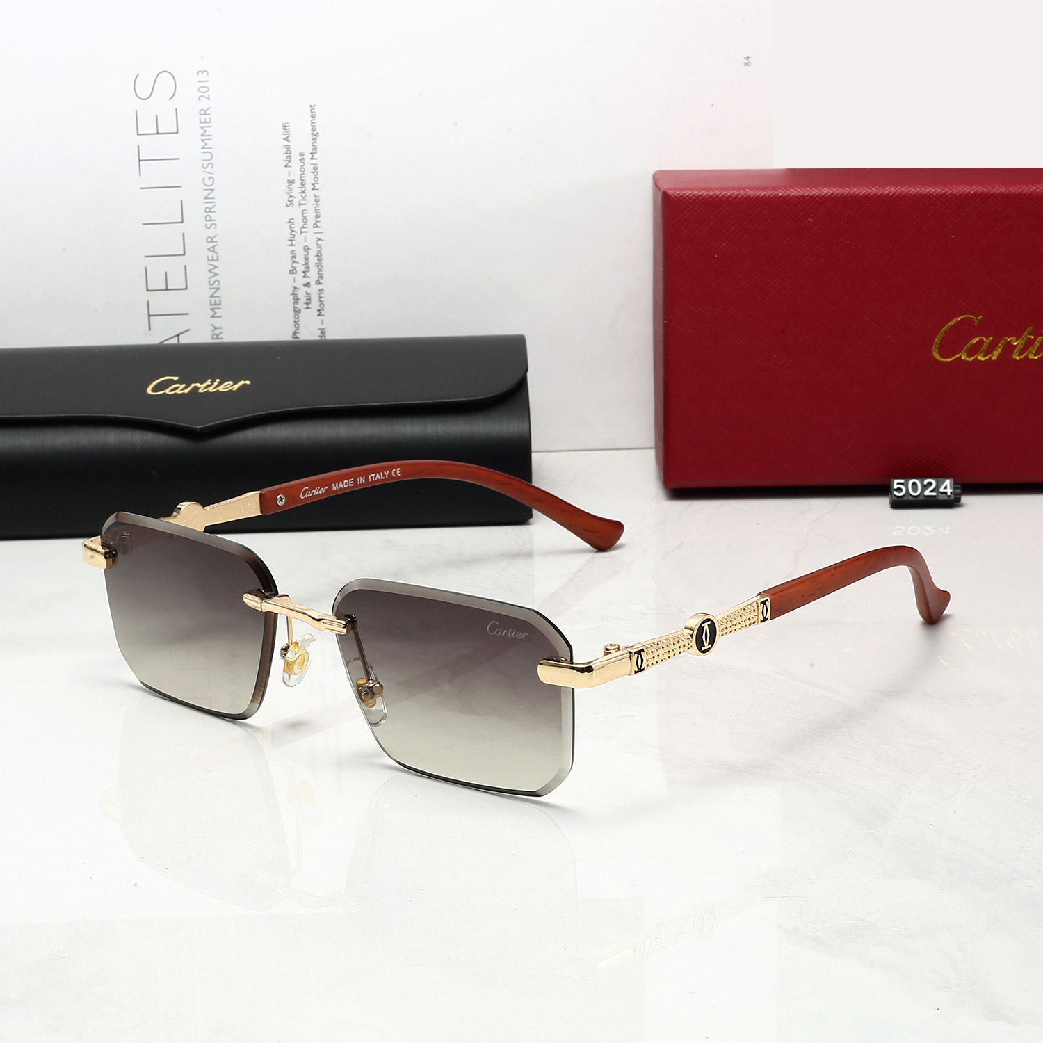 [TOP] Cartier Sunglasses - 5 Colors - 711 Luxury