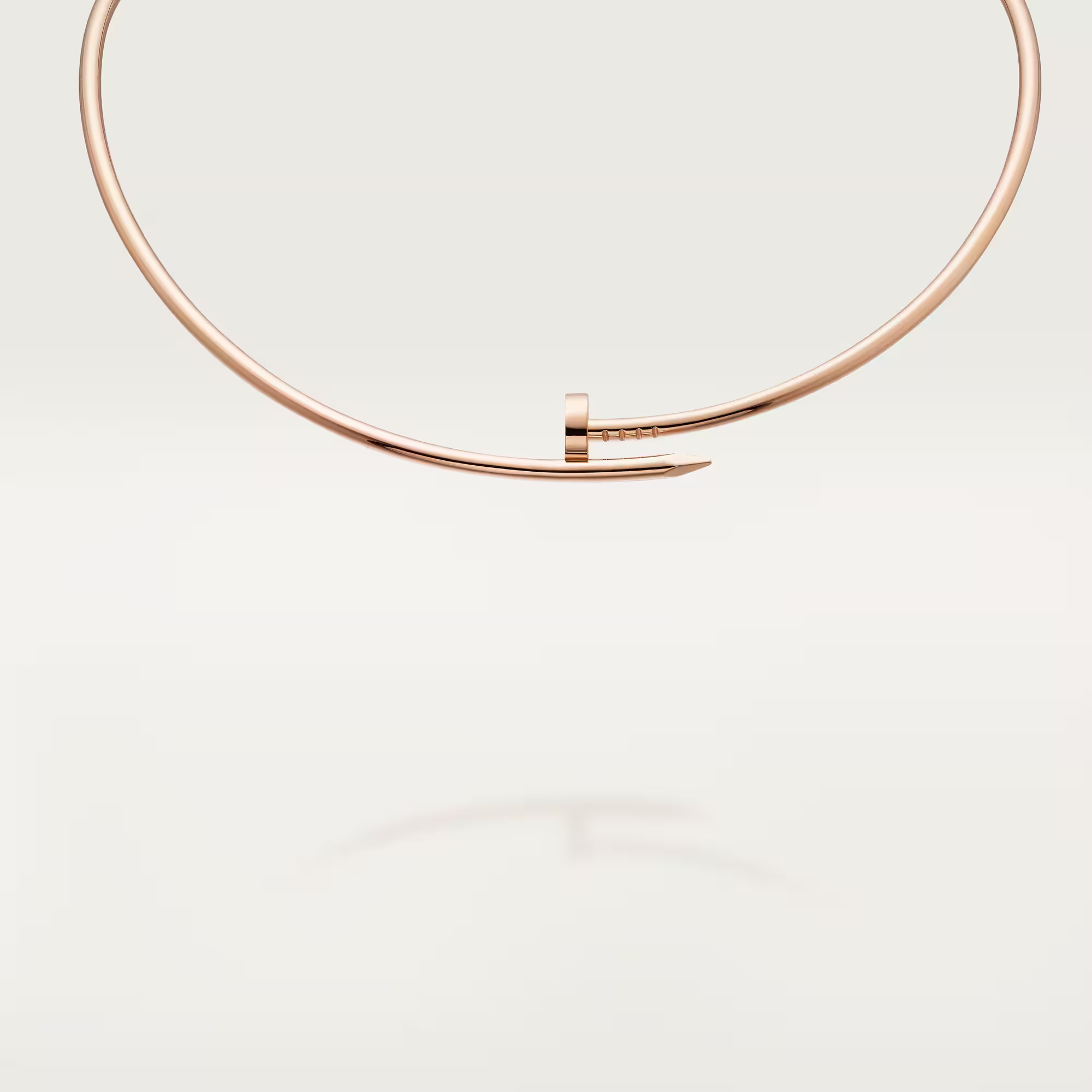 Carty Nails Solo Trace Necklace,  Rose  Gold