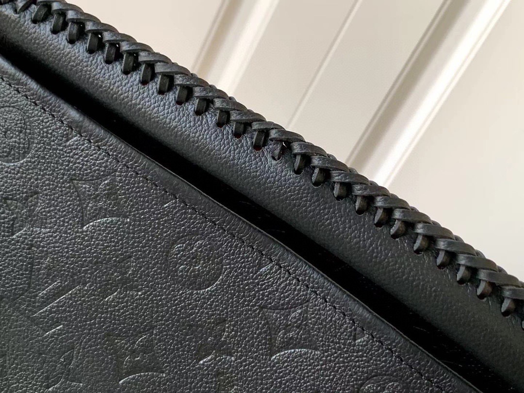 [TOP] Louis Vuitton LV Monogram Empreinte Noir Artsy MM 41 x 32 x 22 cm - Black - 711 Luxury