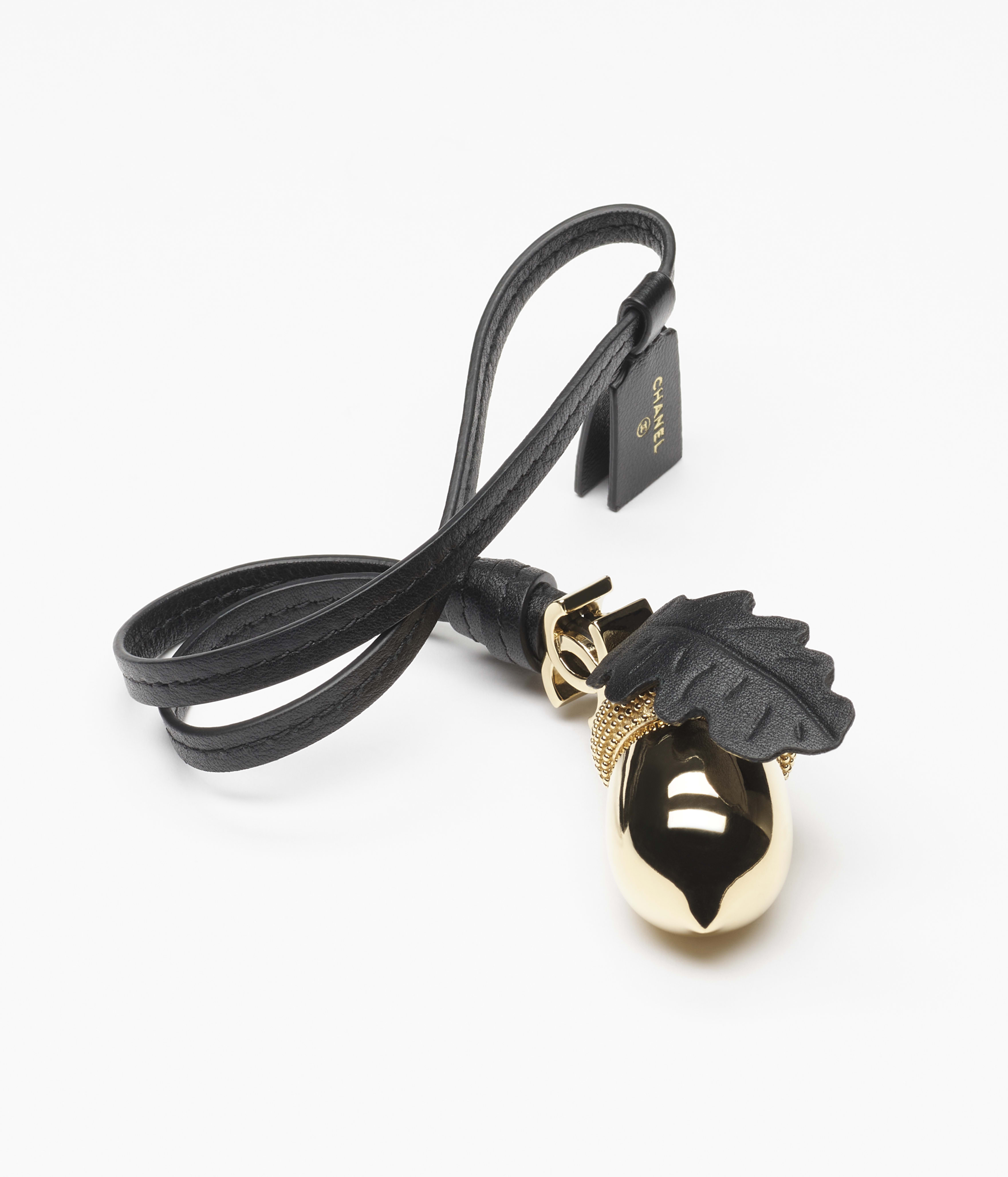 Chanel black Bag CHANEL Mini Bag Charm Gold-tone Metal Lambskin Golden Black #396728 View 2 | Nigo Office