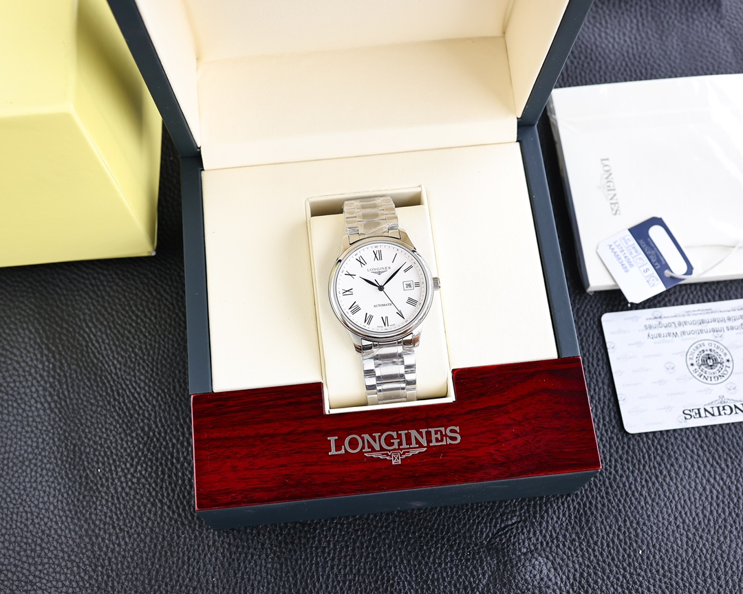 [TOP] LONGINES Watch 39mm - White/Silver - 711 Luxury