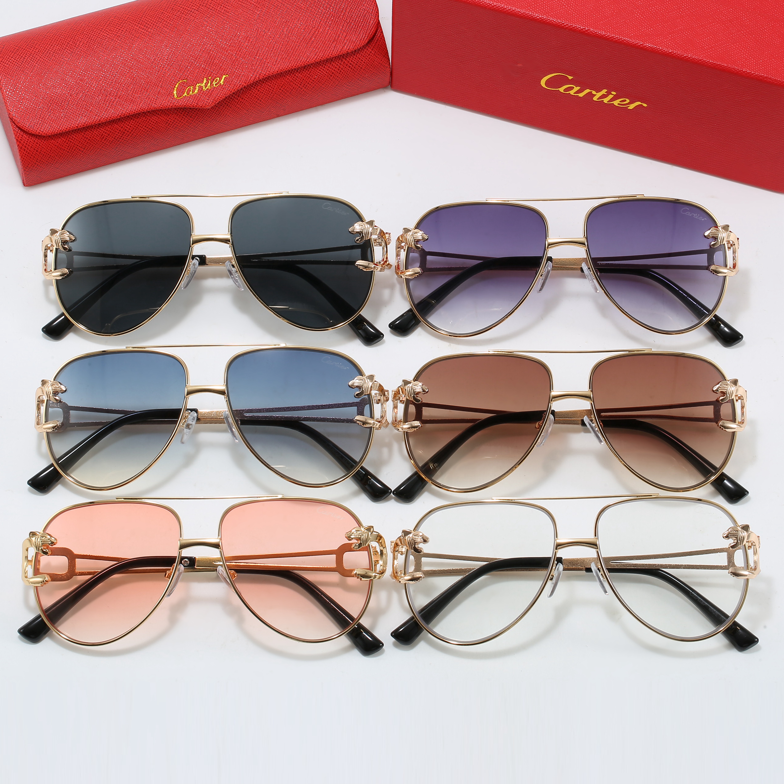 [TOP] Cartier Sunglasses - 6 Colors - 711 Luxury